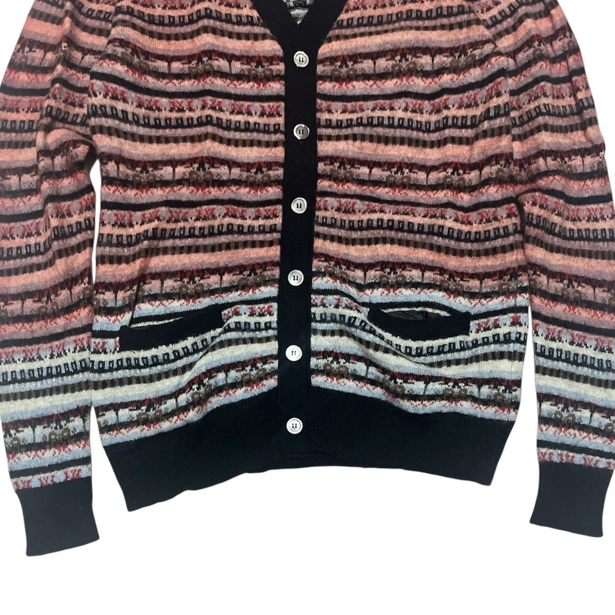 Sacai AW13 Sacai wool knit cardigan sweater Size US M / EU 48-50 / 2 - 3 Thumbnail