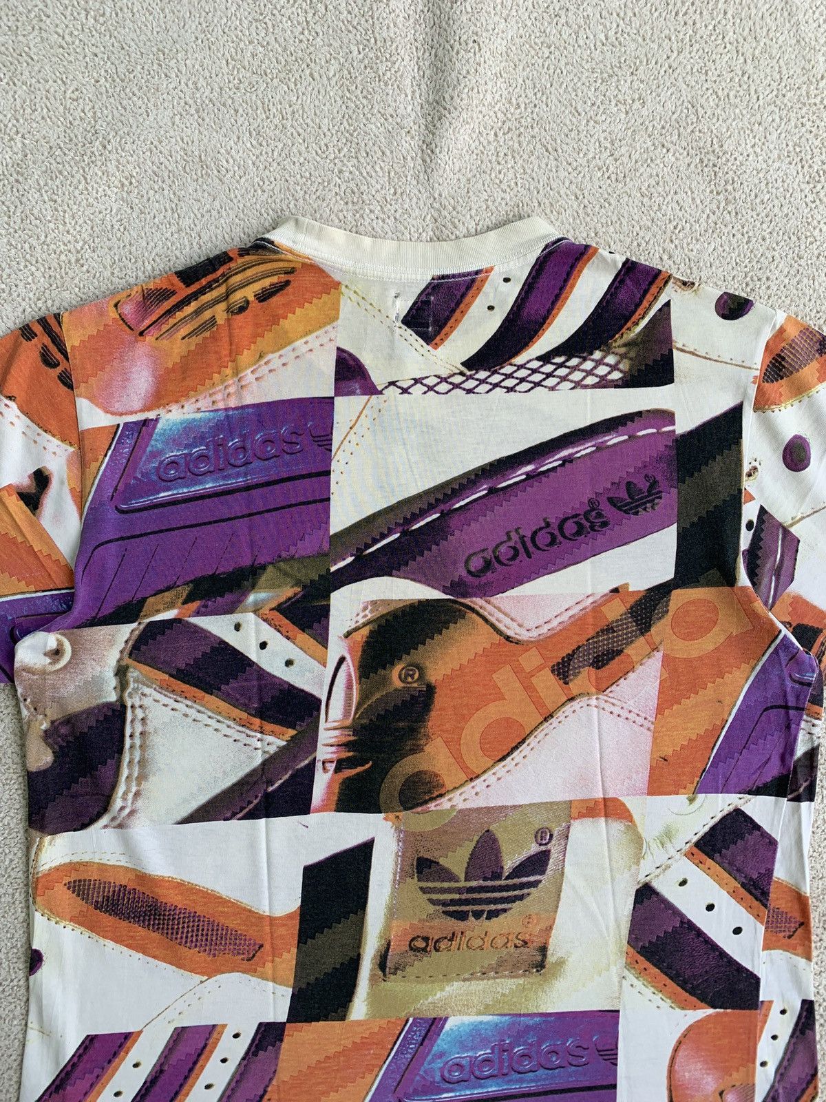 Beauty Beast × If Six Was Nine × Japanese Brand VTG Adidas ATT All Over Tshirt Size US L / EU 52-54 / 3 - 4 Thumbnail