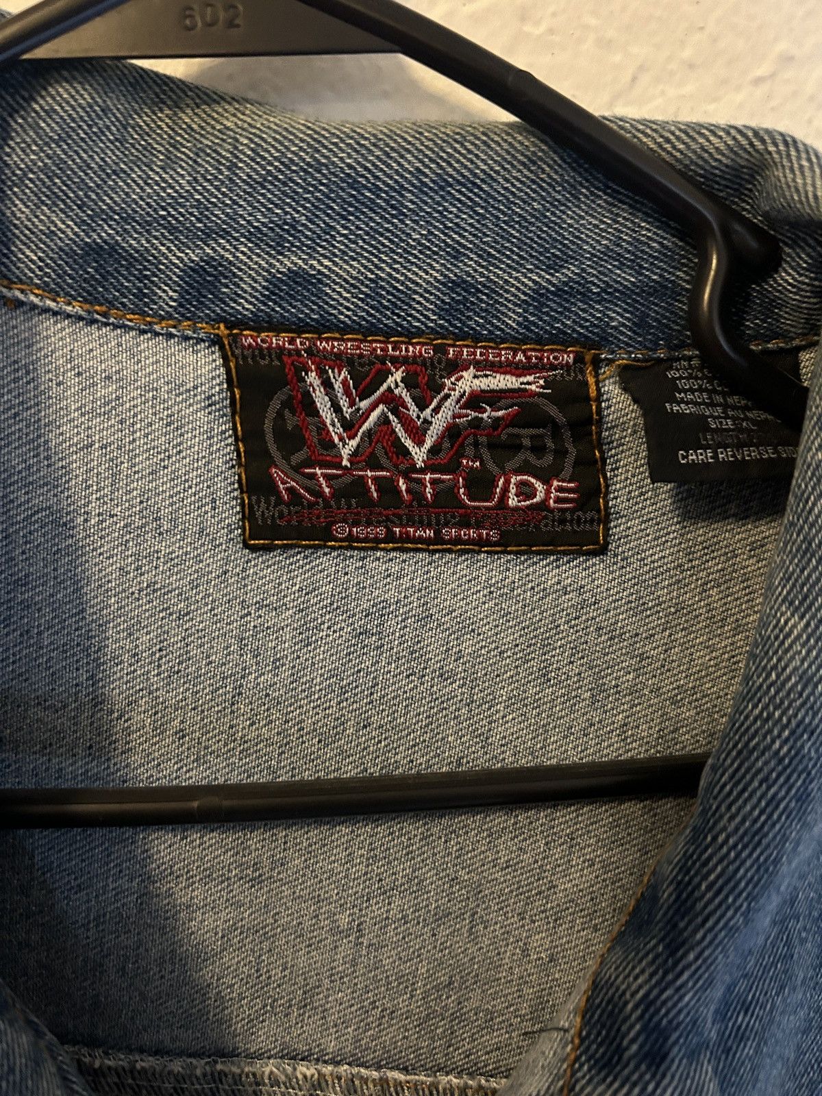 Wwe Stone cold Steve Austin WWF era Jean jacket Size US XL / EU 56 / 4 - 3 Thumbnail