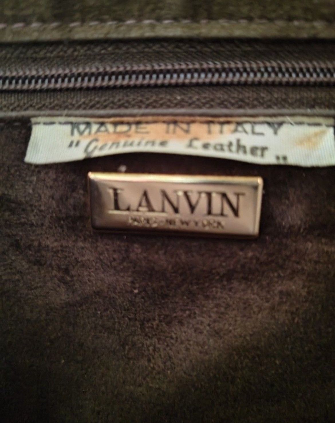 Lanvin Authentic Vintage Lanvin Leather Messenger Bag Size ONE SIZE - 7 Thumbnail