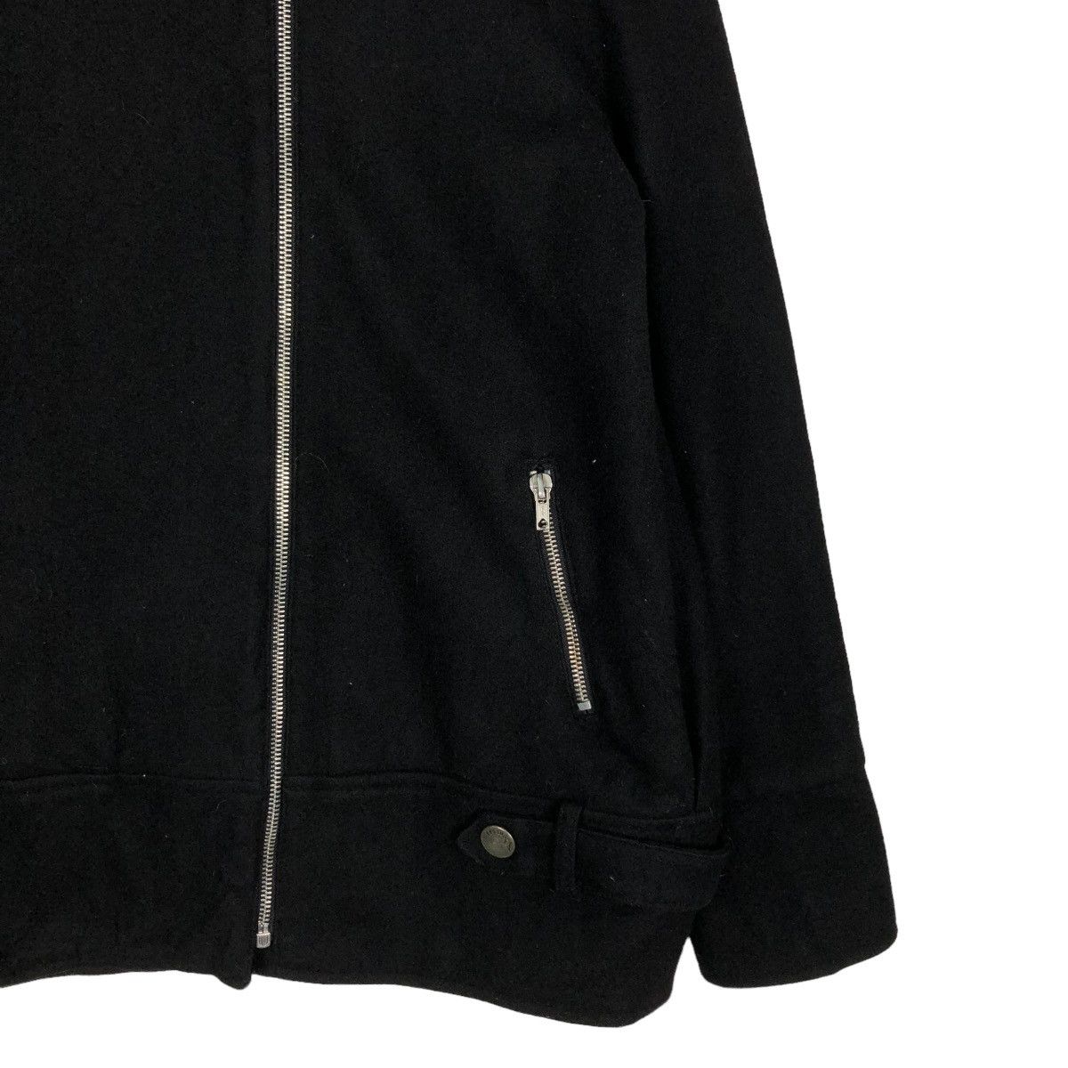 Japanese Brand 🔥VINTAGE BIKER JACKET ASYMMETRIC ZIPPER NARA ISSEY MIYAKE Size US S / EU 44-46 / 1 - 5 Thumbnail