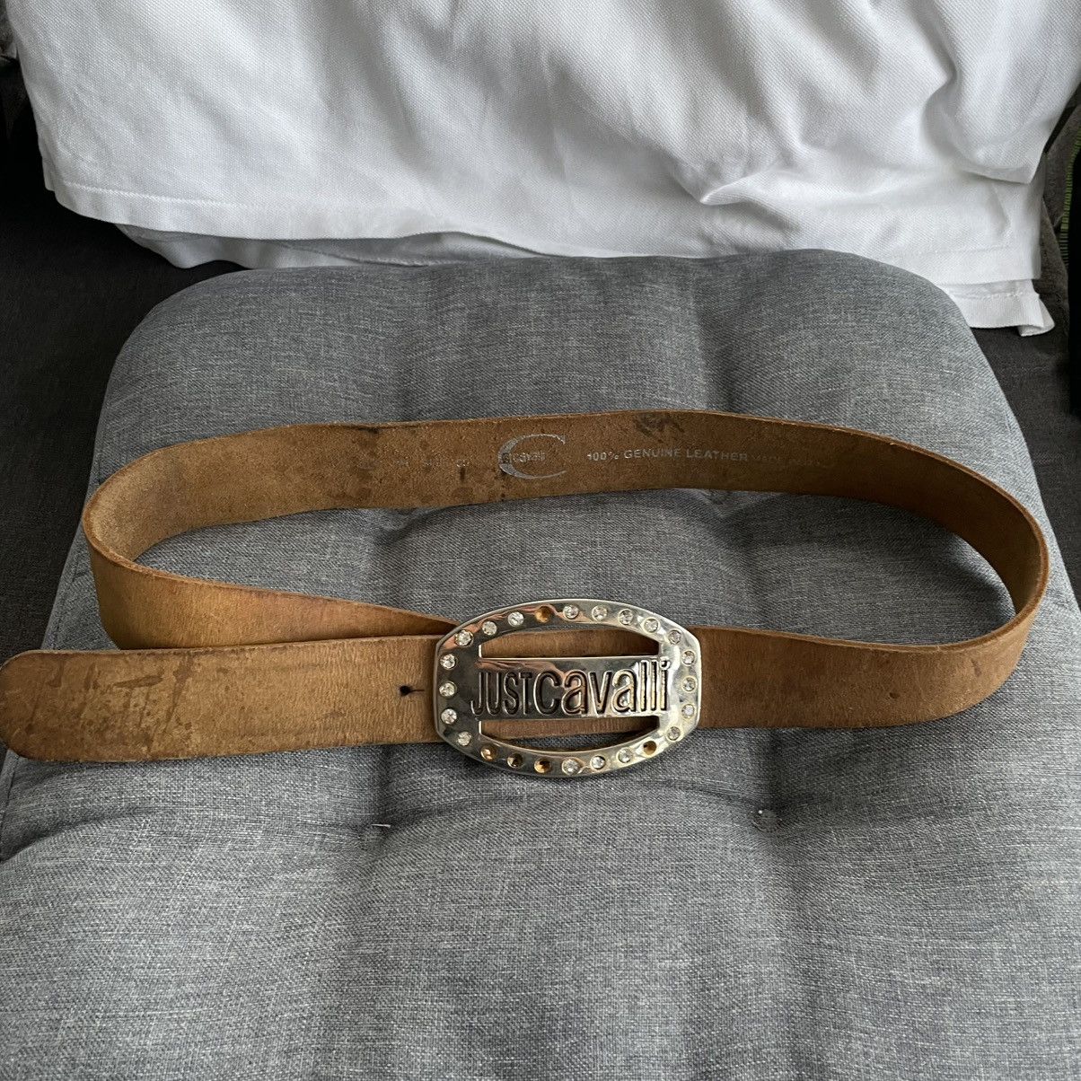 Just Cavalli Vintage 00’s Just Cavalli Avantgarde Leather Belt Size ONE SIZE - 2 Thumbnail