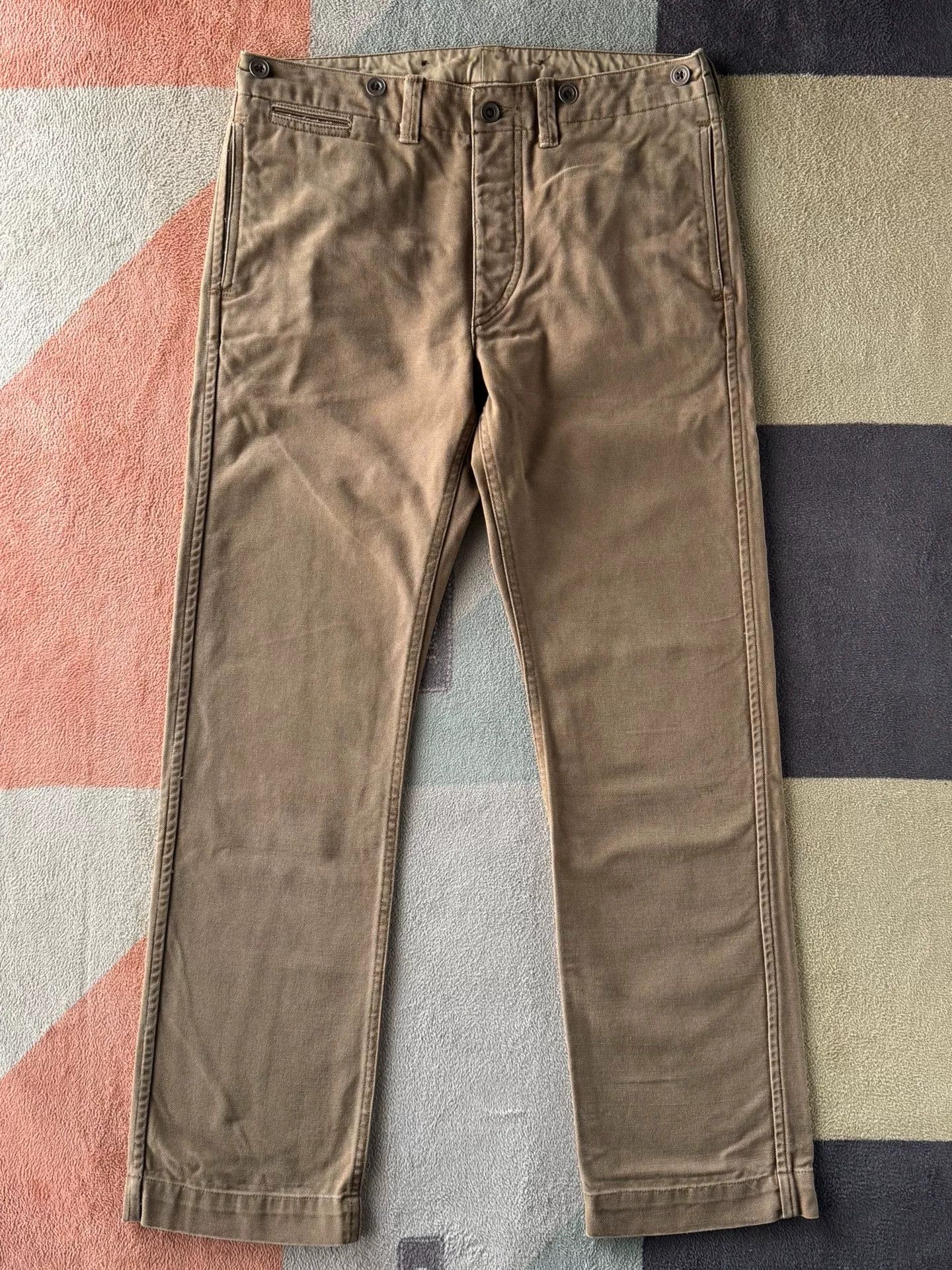 RRL Ralph Lauren RRL Heavy Canvas Cargo Pants Size US 30 / EU 46 - 1 Thumbnail