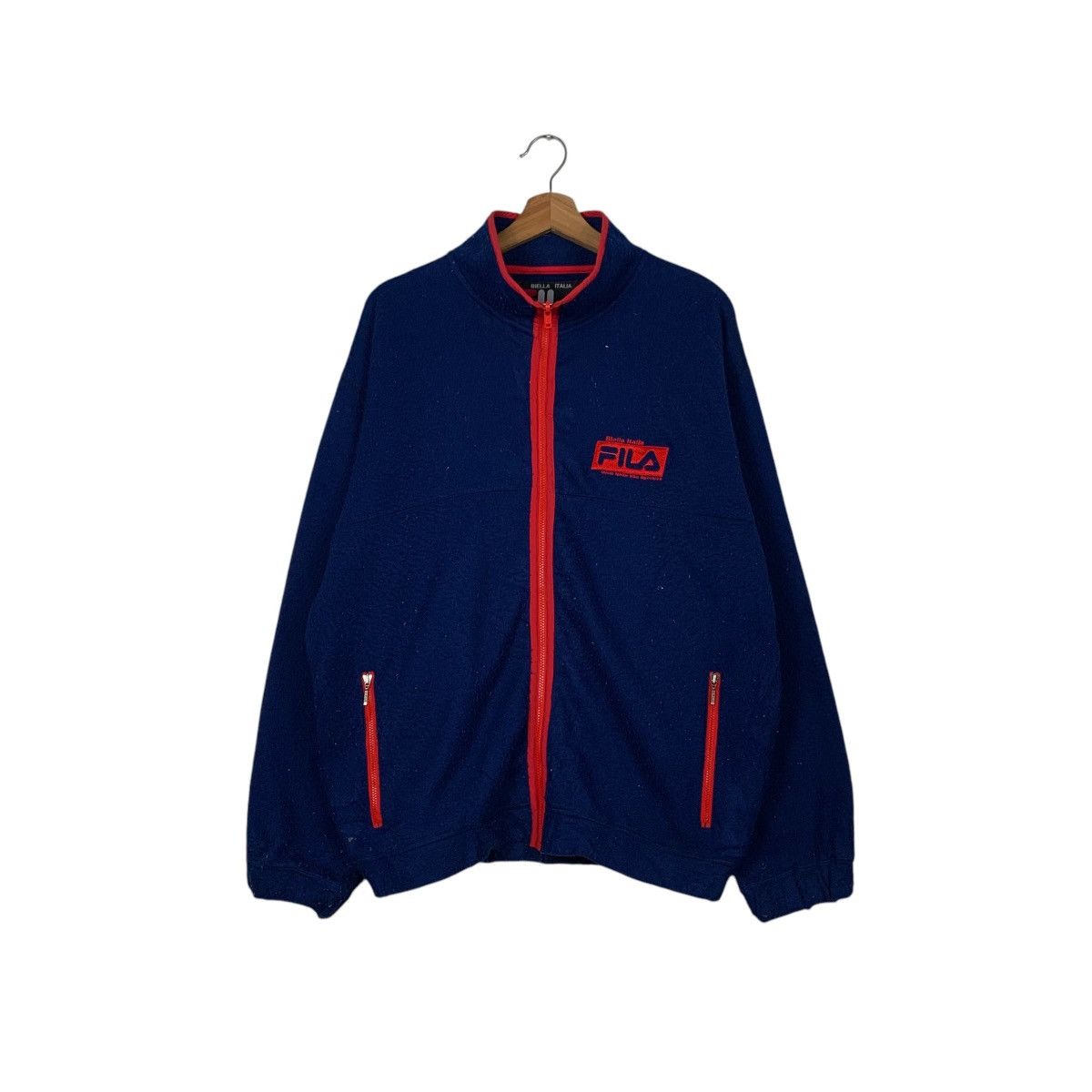 Fila 90's FILA Turtleneck Blue Zipper Fleece Jacket #2082-C91 Size US L / EU 52-54 / 3 - 1 Thumbnail