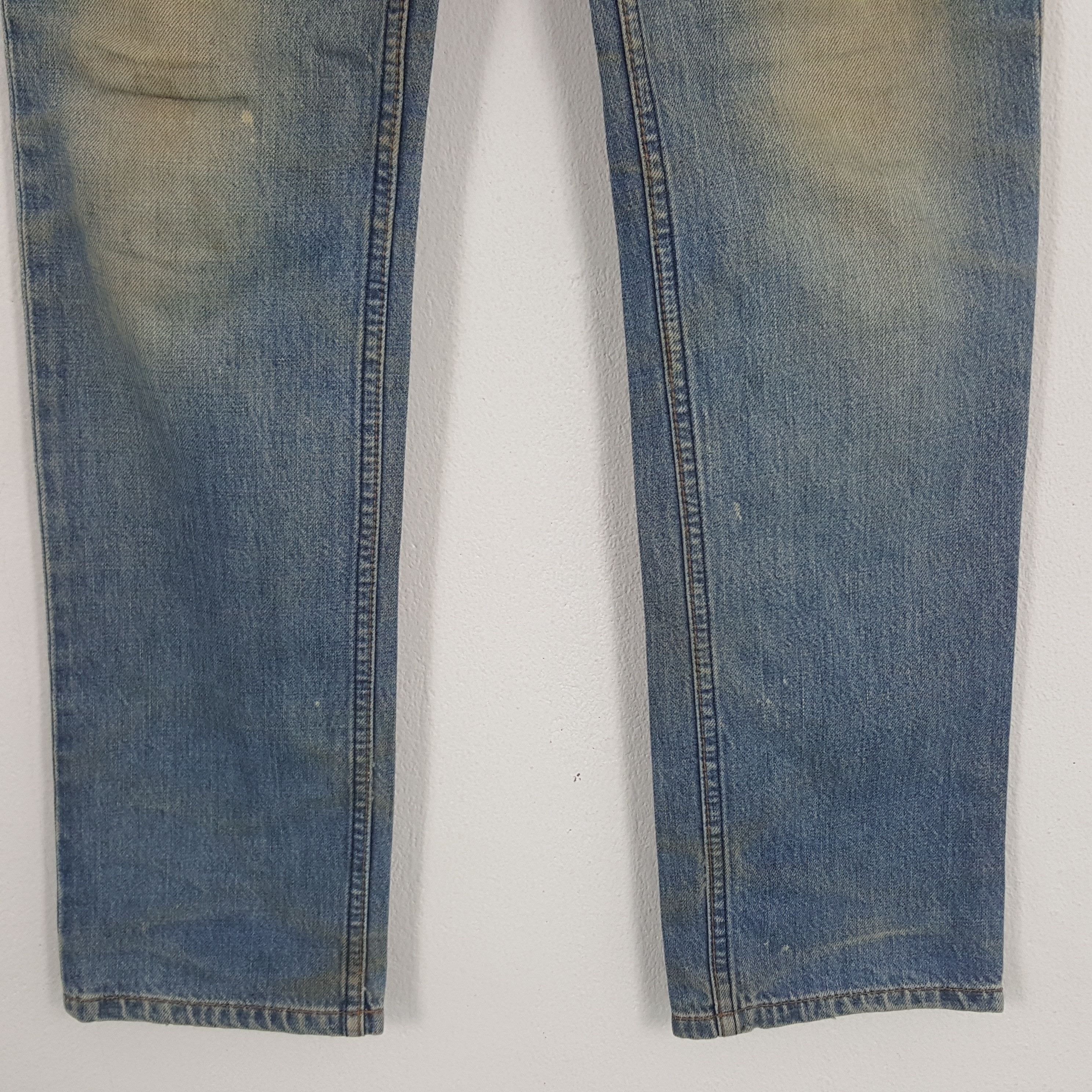 Hysteric Glamour × Japanese Brand × Vintage Vintage Hysteric Glamour Custom Art Logo Denim Jeans Size US 27 - 6 Thumbnail