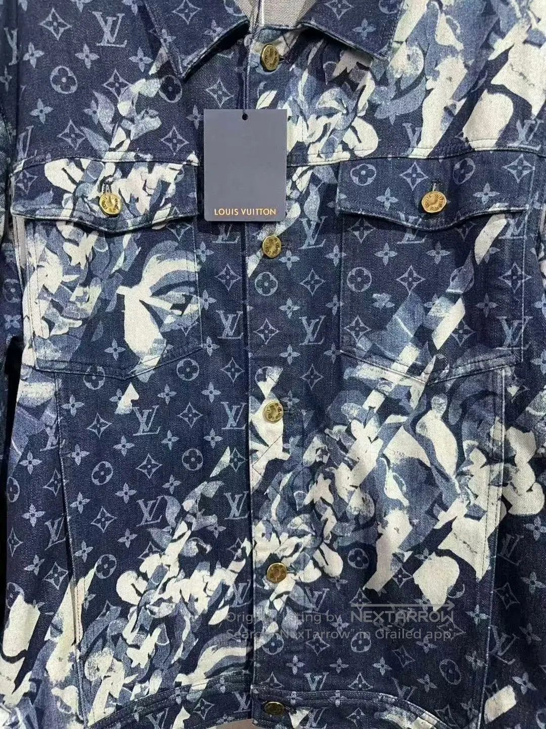Louis Vuitton louis vuitton floral denim jacket. Size US XXL / EU 58 / 5 - 3 Thumbnail