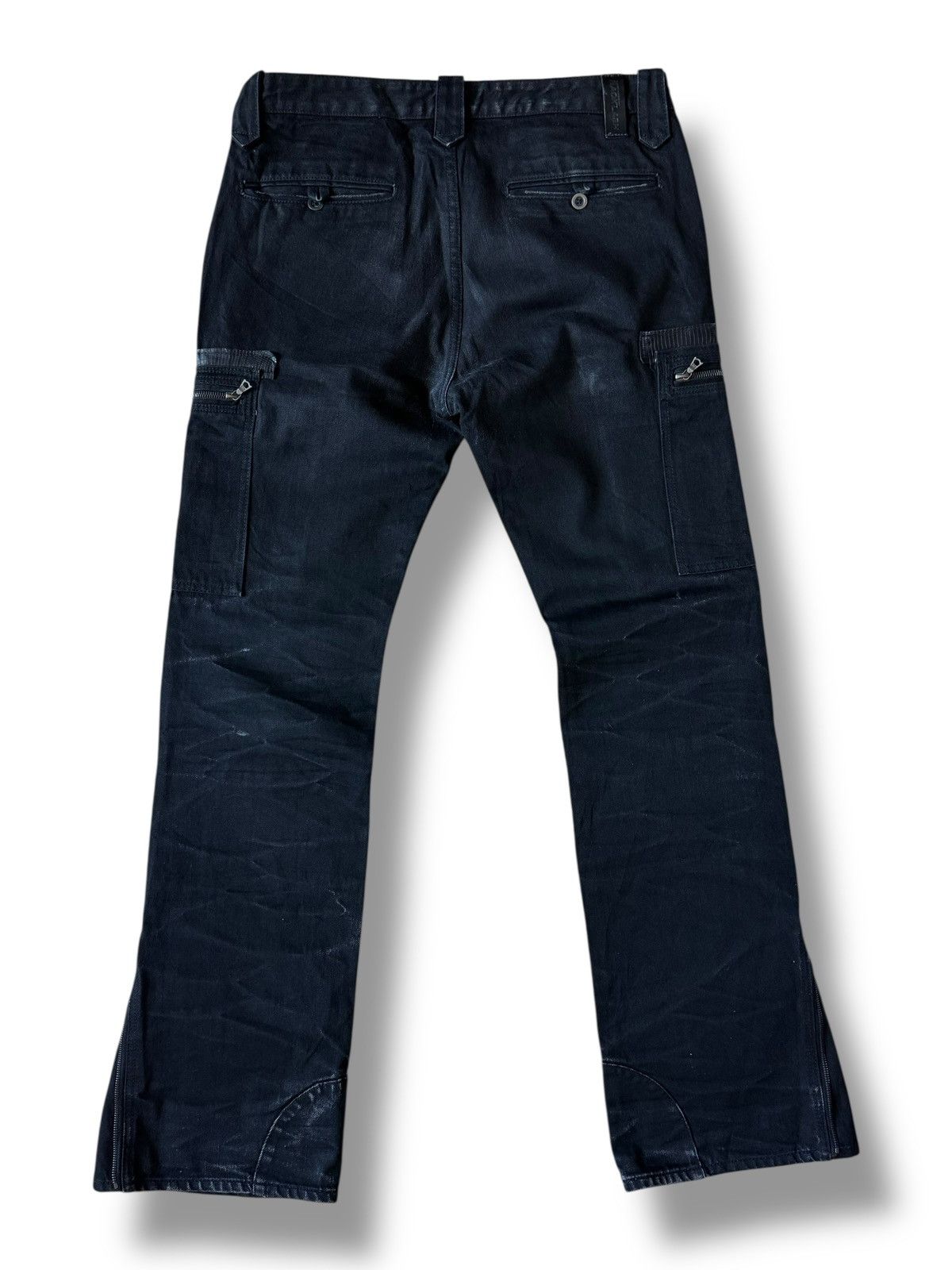 Isamu Katayama Backlash Isamu Katayama Backlash Cargo Bootcut Denim Jeans Size US 32 / EU 48 - 2 Thumbnail