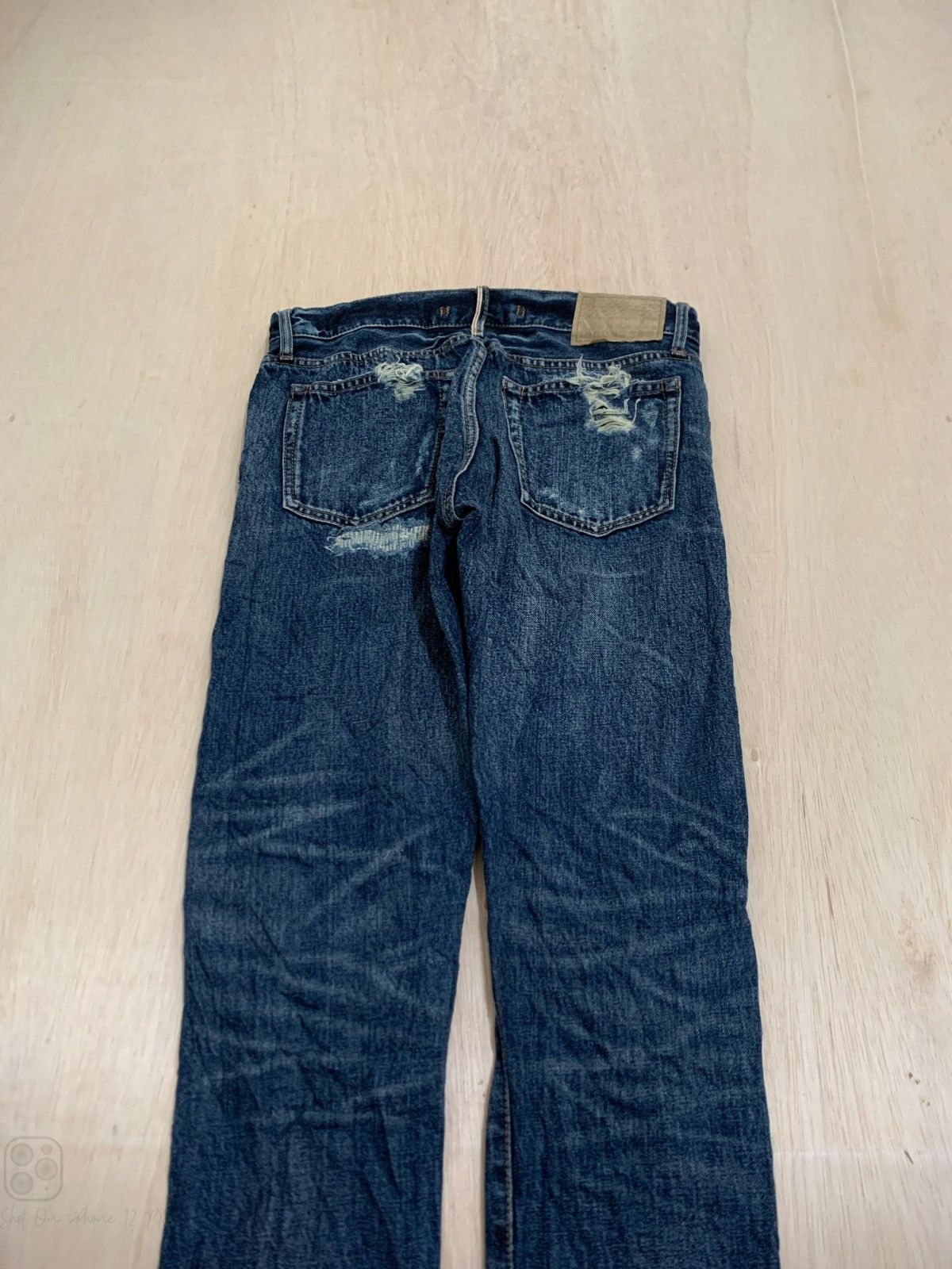 If Six Was Nine × Japanese Brand Distressed Denim Goa Genuine Vintage Denim Jeans Size US 30 / EU 46 - 7 Thumbnail