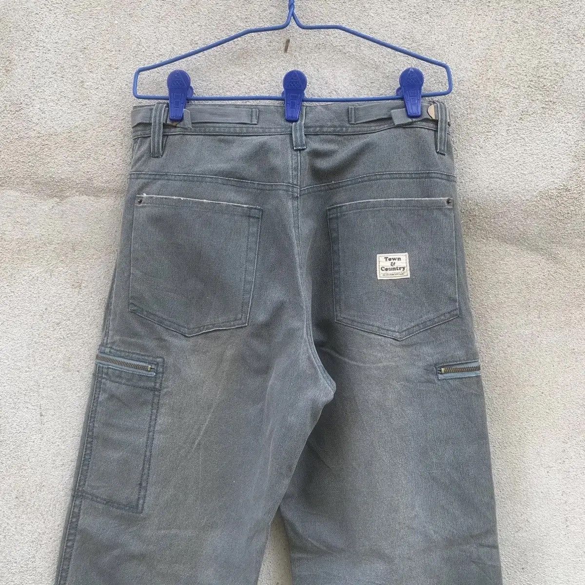 Devilock × Japanese Brand × Rusty 🔥TOWN & COUNTRY🔥 BAGGY VINTAGE HEAVY COTTON TROUSERS PANTS Size US 30 / EU 46 - 10 Thumbnail