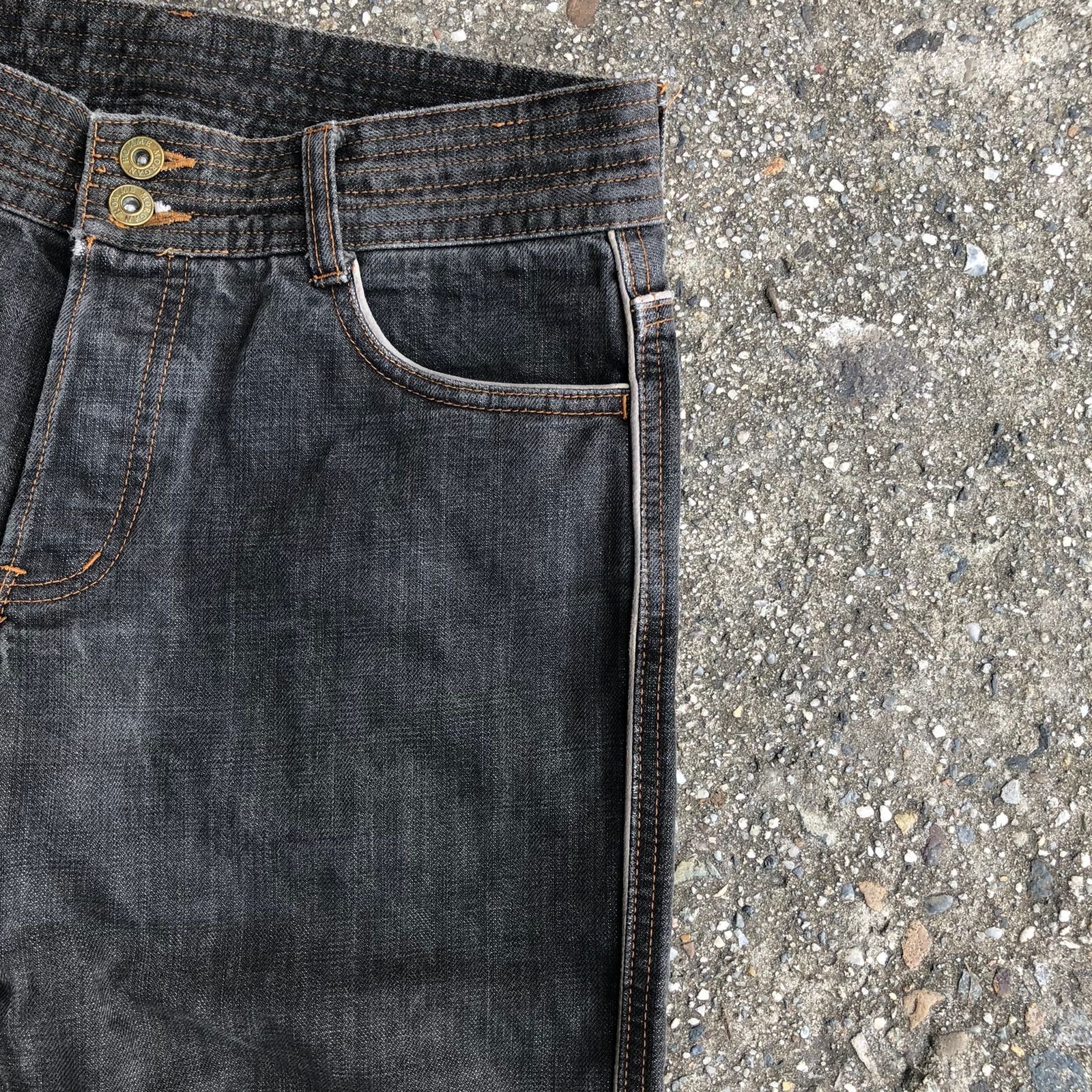 If Six Was Nine Morgan Homme Striped Flared Jeans Size US 31 - 5 Thumbnail