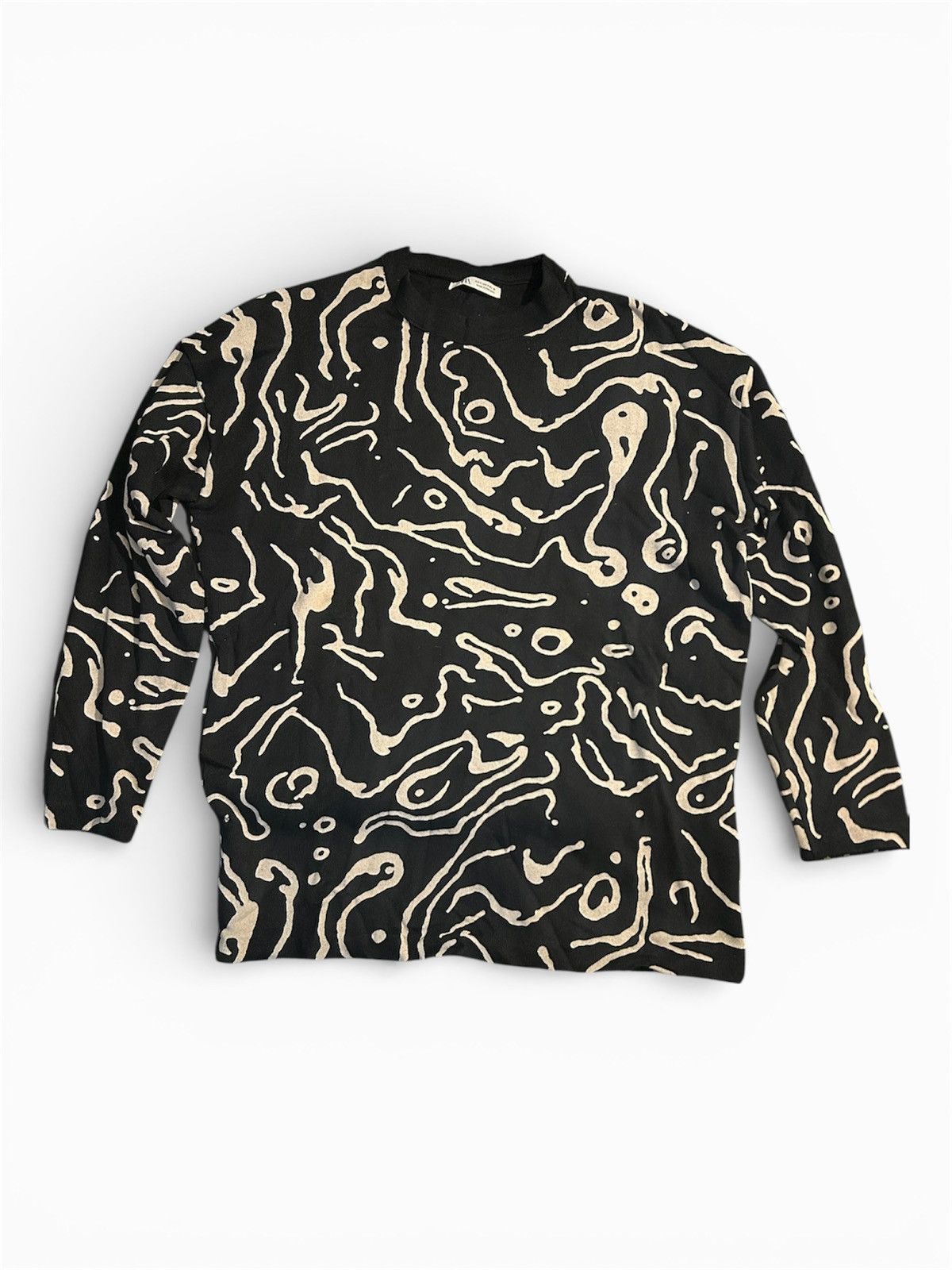 Zara ZARA Abstract Print Long Sleeve Size US S / EU 44-46 / 1 - 1 Thumbnail