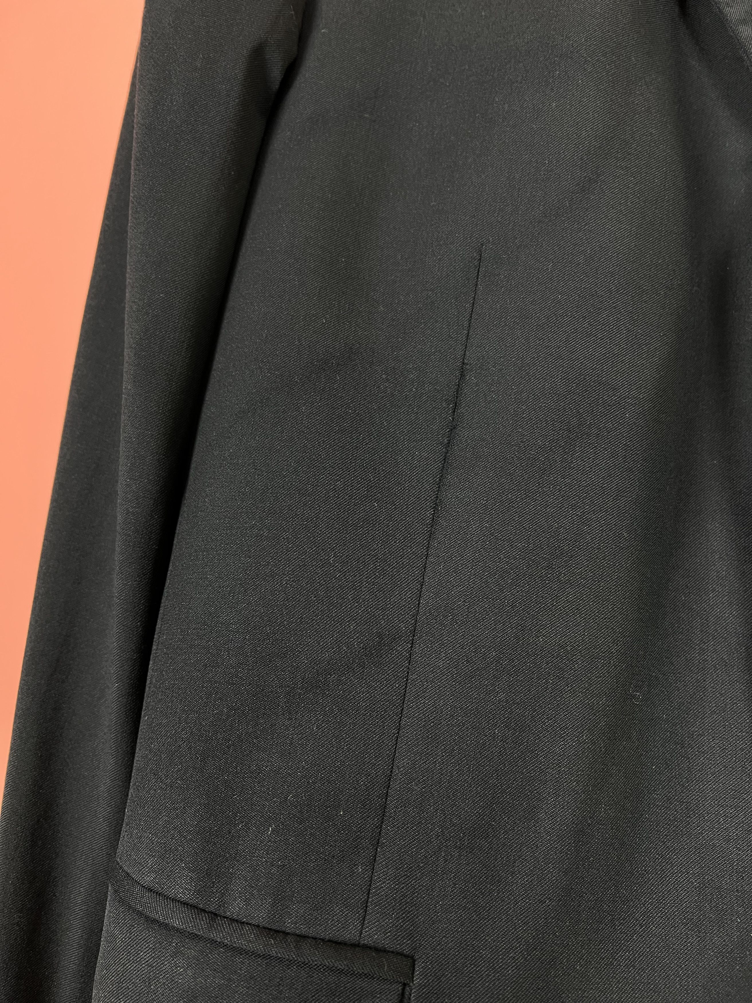 Prada Prada milano classic blazer Italy black designer Size 50R - 10 Thumbnail