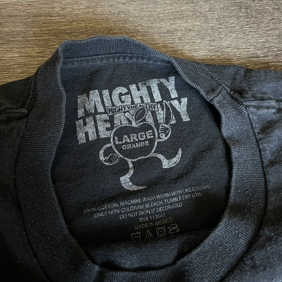 Mighty Healthy × Vintage Vintage 2000s Mighty Healthy Sleep With One Eye Open T Shirt Size US L / EU 52-54 / 3 - 3 Thumbnail