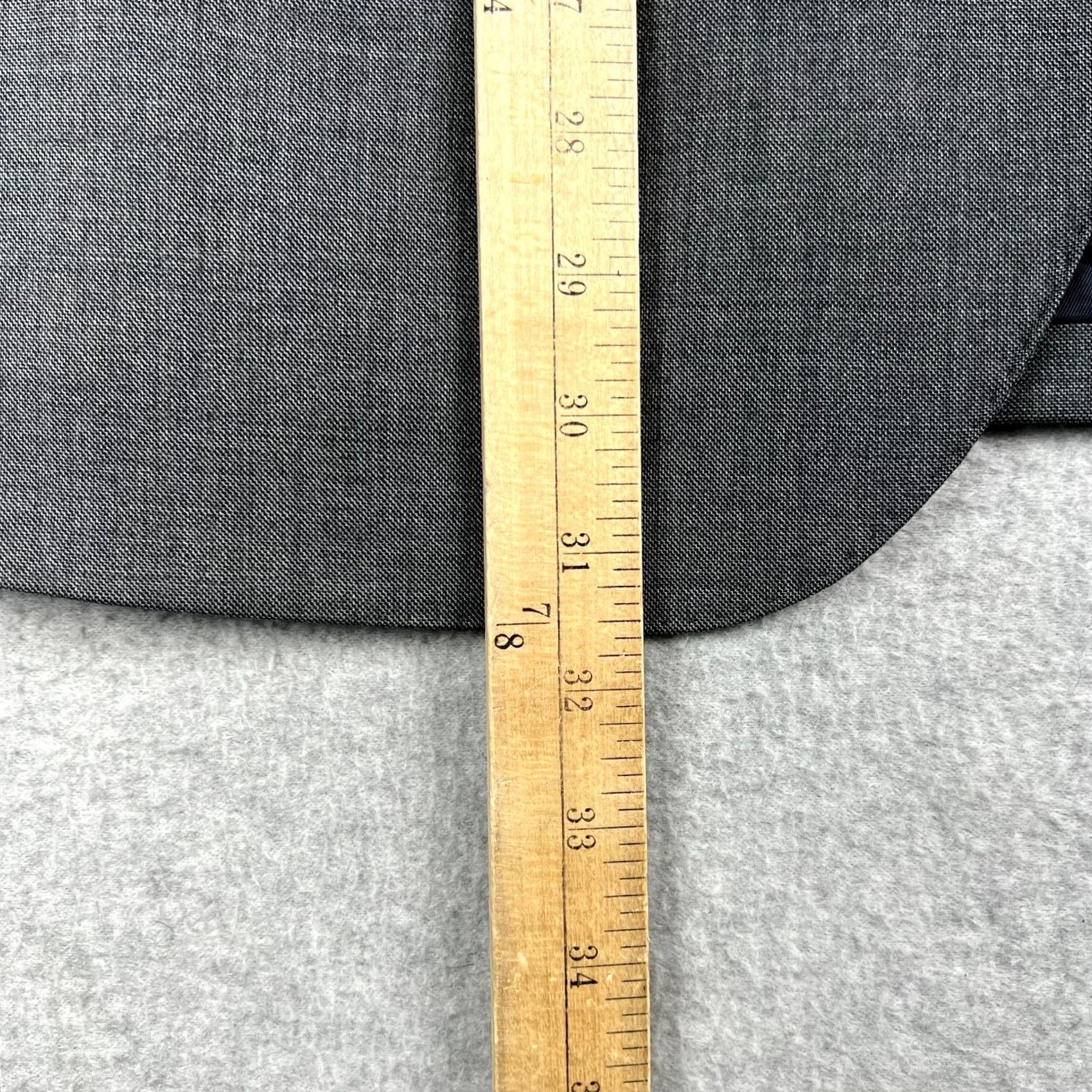 J.Crew J.CREW Ludlow Tollegno 1900 Wool Sport Coat Blazer Mens 42R Grey Suit Jacket Size 42R - 7 Thumbnail
