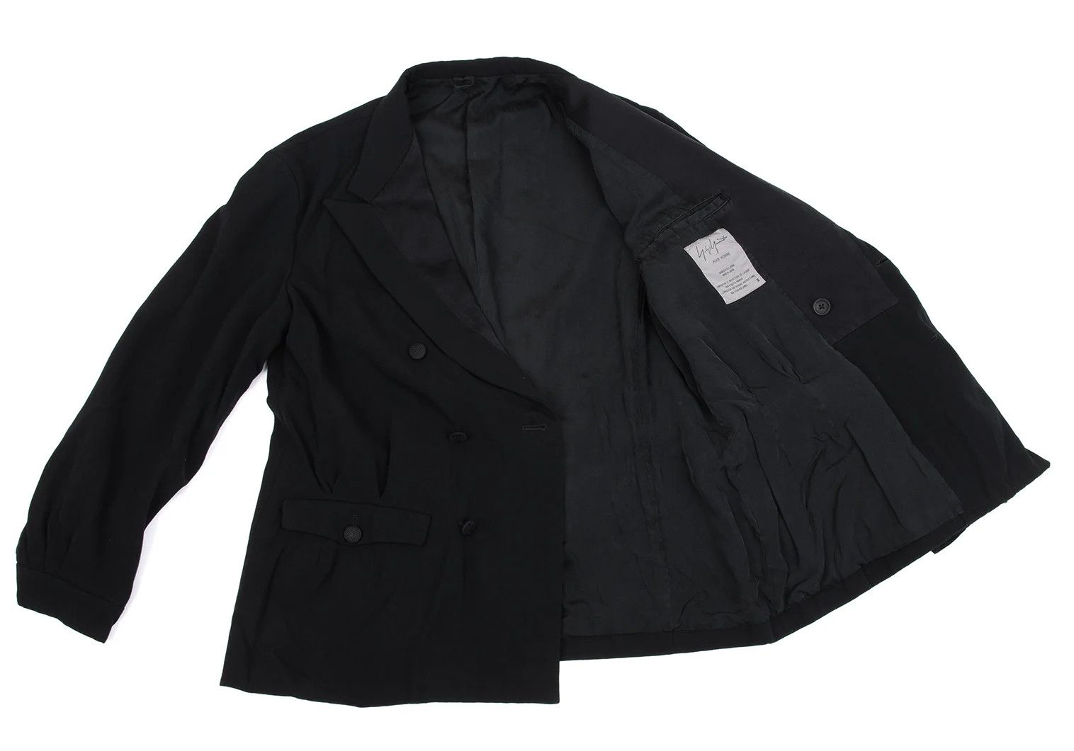 Yohji Yamamoto Yohji Yamamoto Wool Gabardine Check Jacket Size US S / EU 44-46 / 1 - 10 Thumbnail