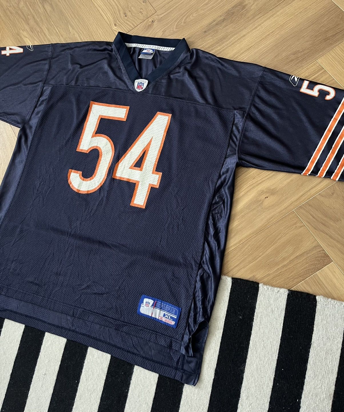 Reebok Vintage Brian Urlacher Chicago Bears #54 Reebok Home Jersey Size US XL / EU 56 / 4 - 5 Thumbnail
