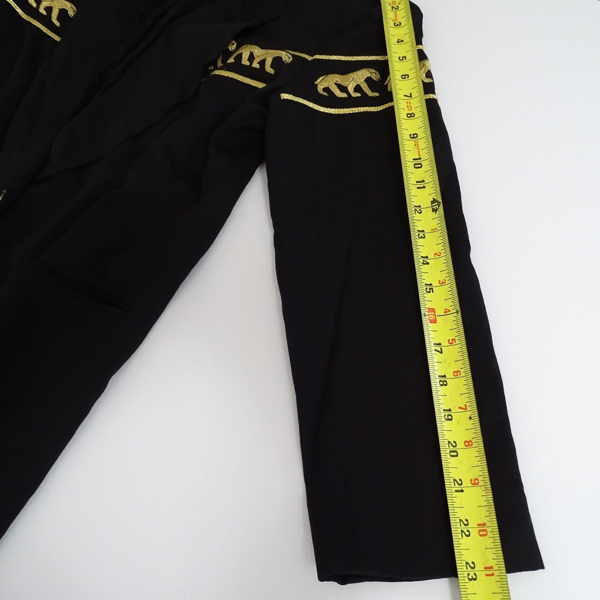 Vintage Vtg Stephanie Queller Black Blazer Jacket Women Size 10 Size L / US 10 / IT 46 - 11 Thumbnail