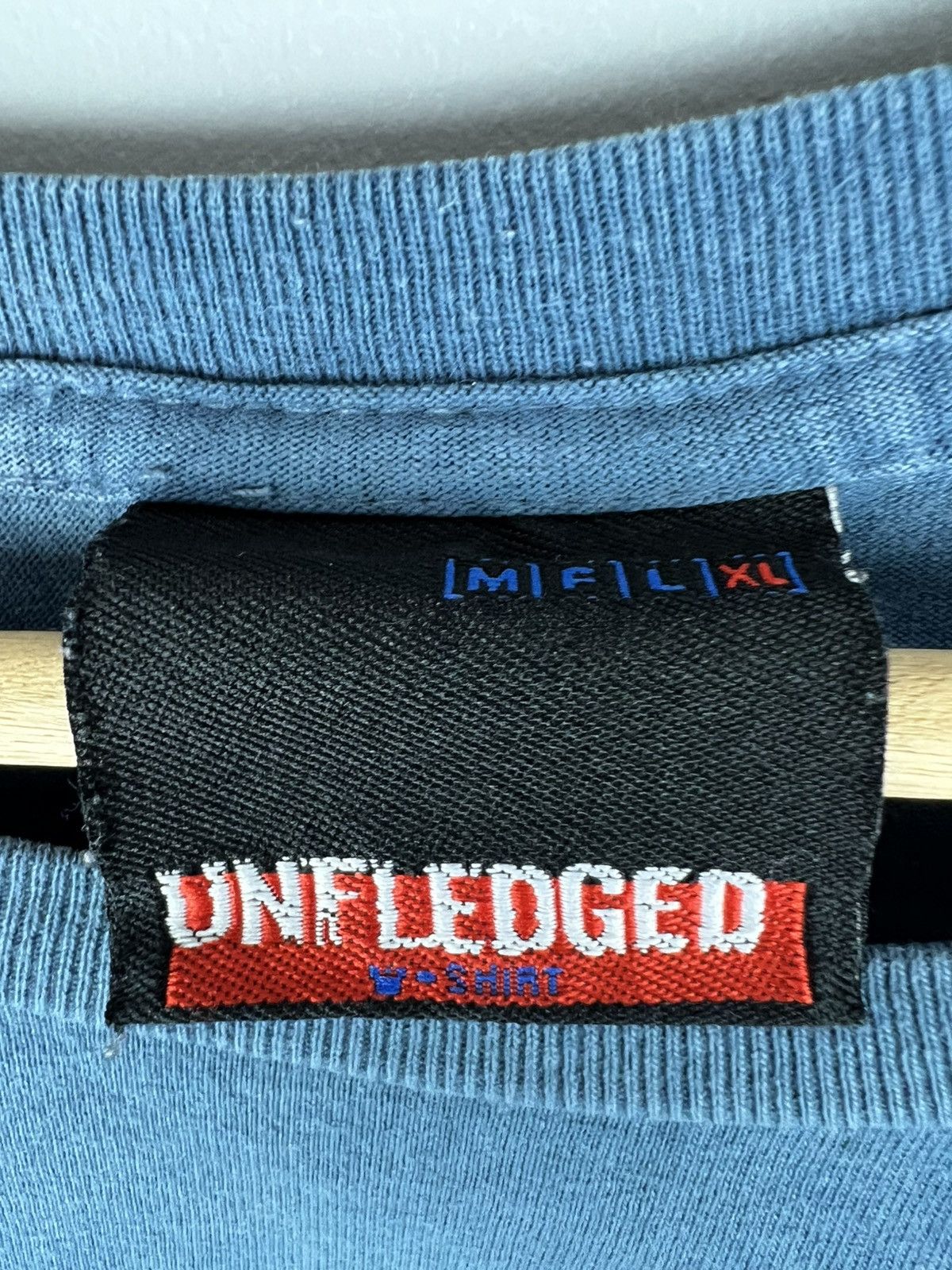 Japanese Brand × Vintage Unfledged Prisoner T shirt Blue Japanese Size US XL / EU 56 / 4 - 6 Thumbnail