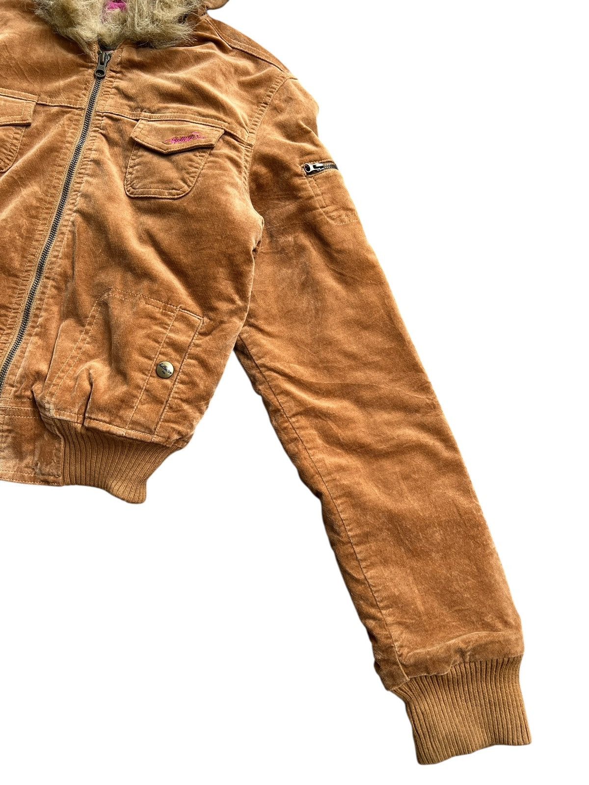 Hollister 2000s Hollister Cropped Fur Jacket Y2K Style Size M / US 6-8 / IT 42-44 - 5 Thumbnail