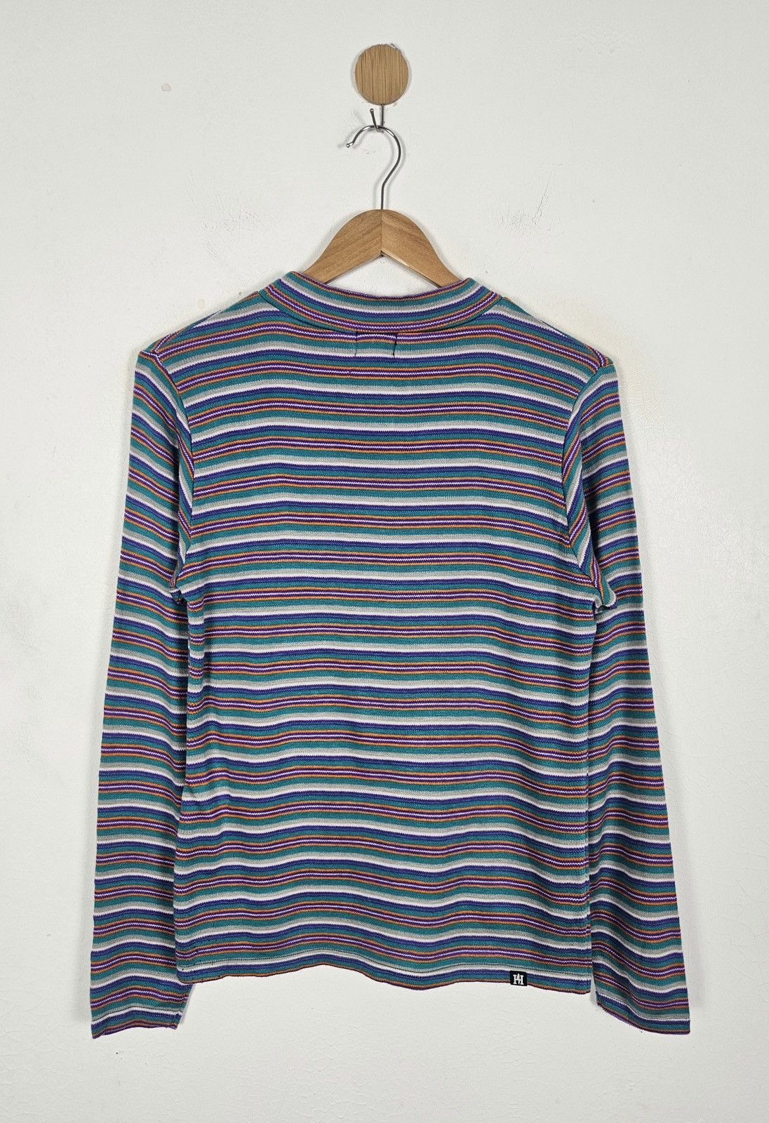 Hysteric Glamour Hysteric Glamour stripe turtleneck shirt Size US M / EU 48-50 / 2 - 3 Thumbnail