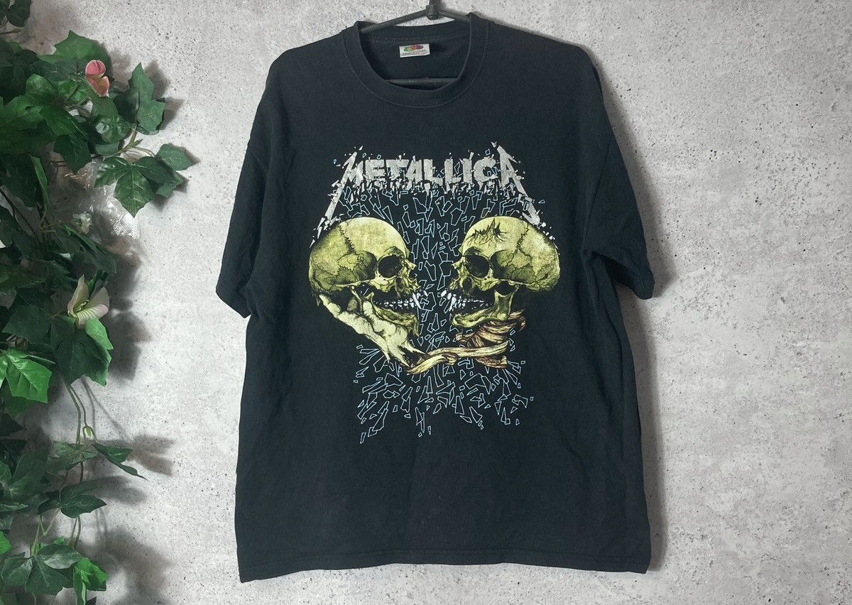 Pre-owned Band Tees X Metallica Vintage 1994 Metallica Pushead Tee / T Shirt In Black