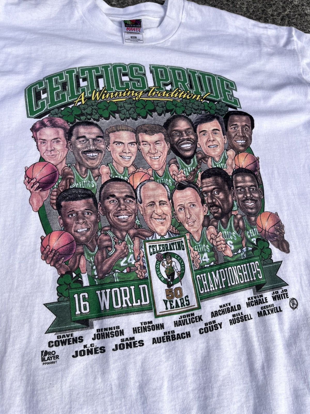 Vintage VINTAGE 90S BOSTON CELTICS TEE Size US XL / EU 56 / 4 - 6 Thumbnail