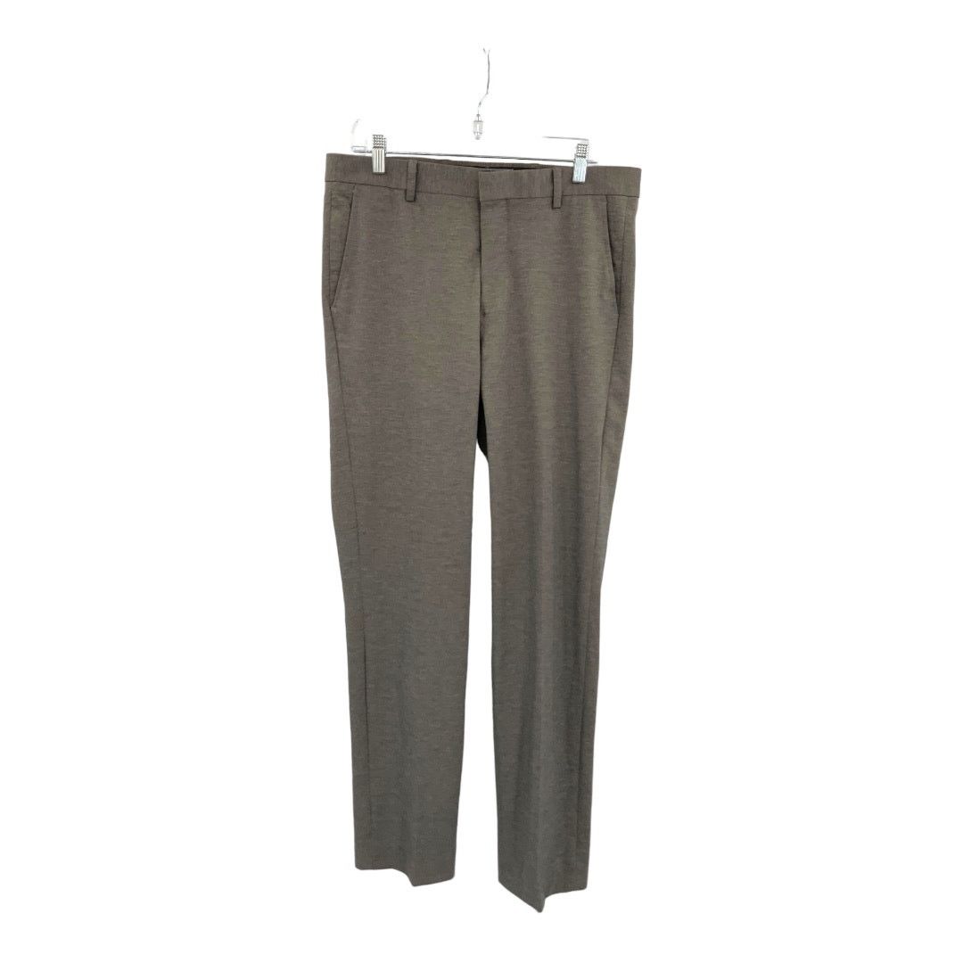 Berle Berle Gray Flat Front Dress Pant Size 34R NWT Size US 34 / EU 50 - 2 Thumbnail
