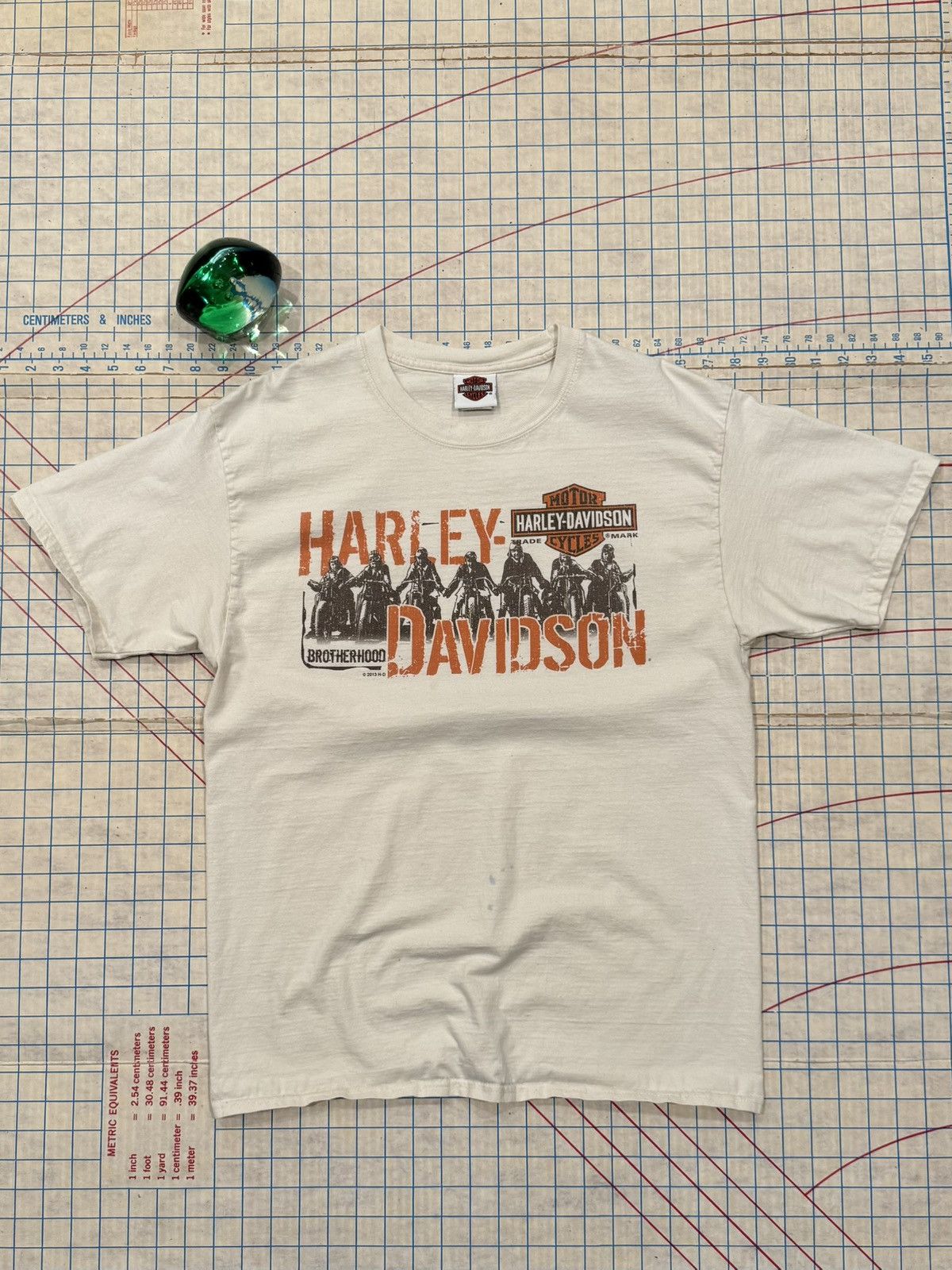 Harley Davidson Harley Davidson Lone Wolf Graphic Tee Used White Size Large Size US L / EU 52-54 / 3 - 6 Thumbnail