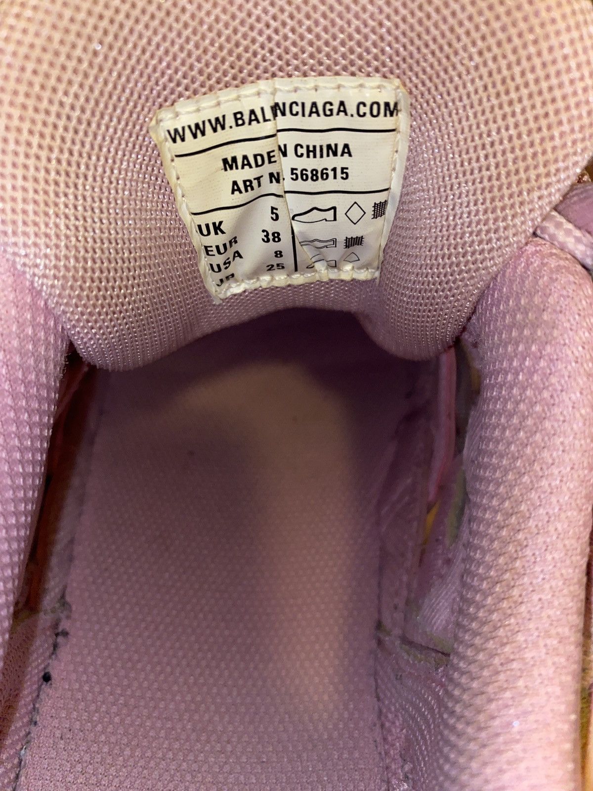 Balenciaga Pink Balenciaga Track Runners Size US 8 / IT 38 - 6 Thumbnail