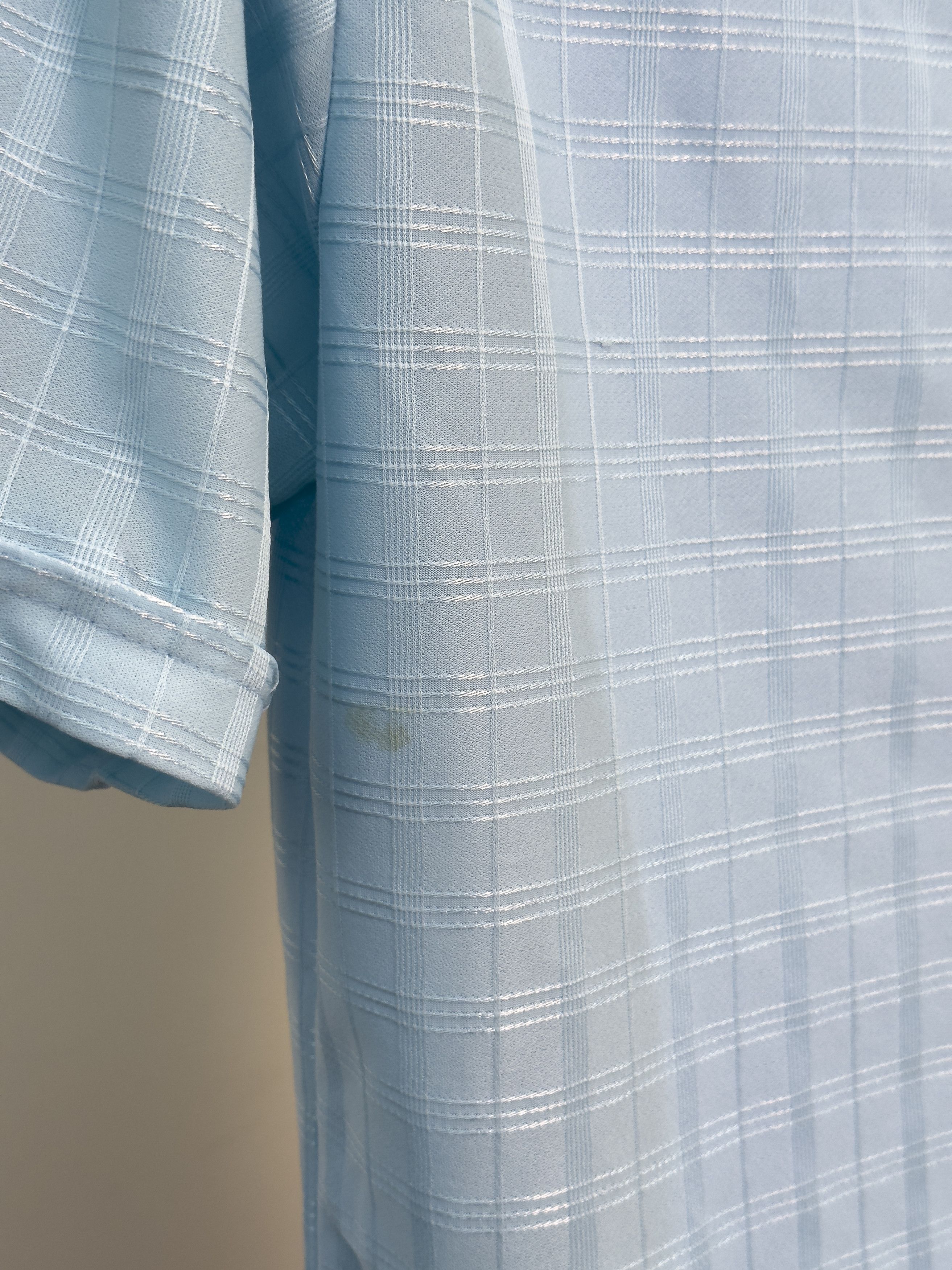 Other Vintage Stuart Mann Light Blue Plaid Short Sleeve Button Up Size US L / EU 52-54 / 3 - 6 Thumbnail