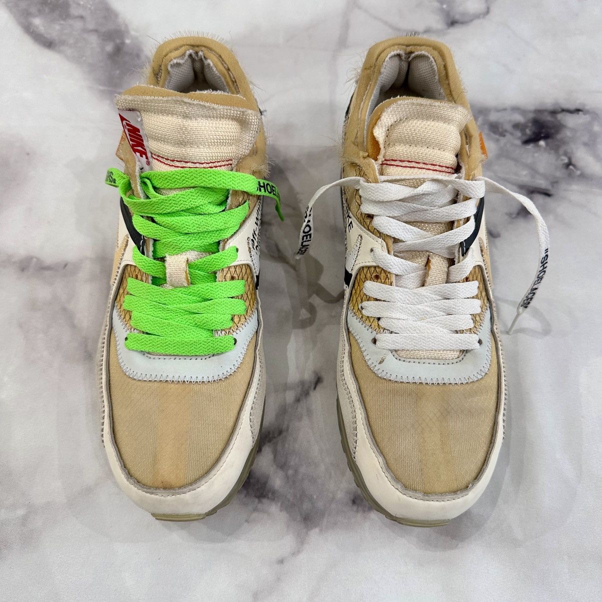 Nike × Off-White OFF_WHITE X NIKE AIR MAX 90 THE TEN SIZE MENS 7 WOMENS 8.5 Size US 7 / EU 40 - 6 Thumbnail