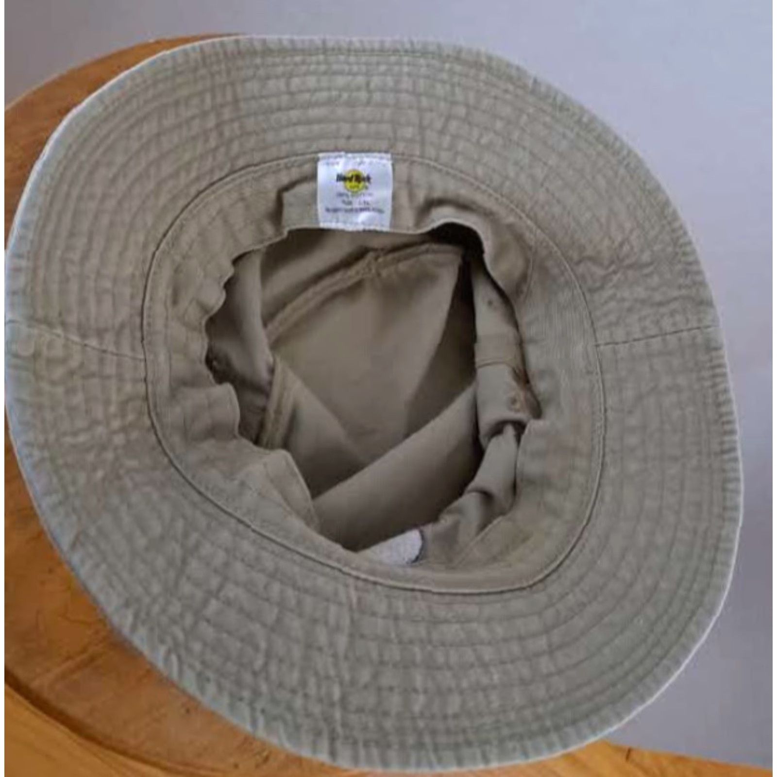 Hard Rock Cafe VINTAGE Hard Rock Cafe Boonie Hat Unisex Adults XL Brown Cotton Embroidered Safari Hawaii Hawaii Size ONE SIZE - 4 Thumbnail