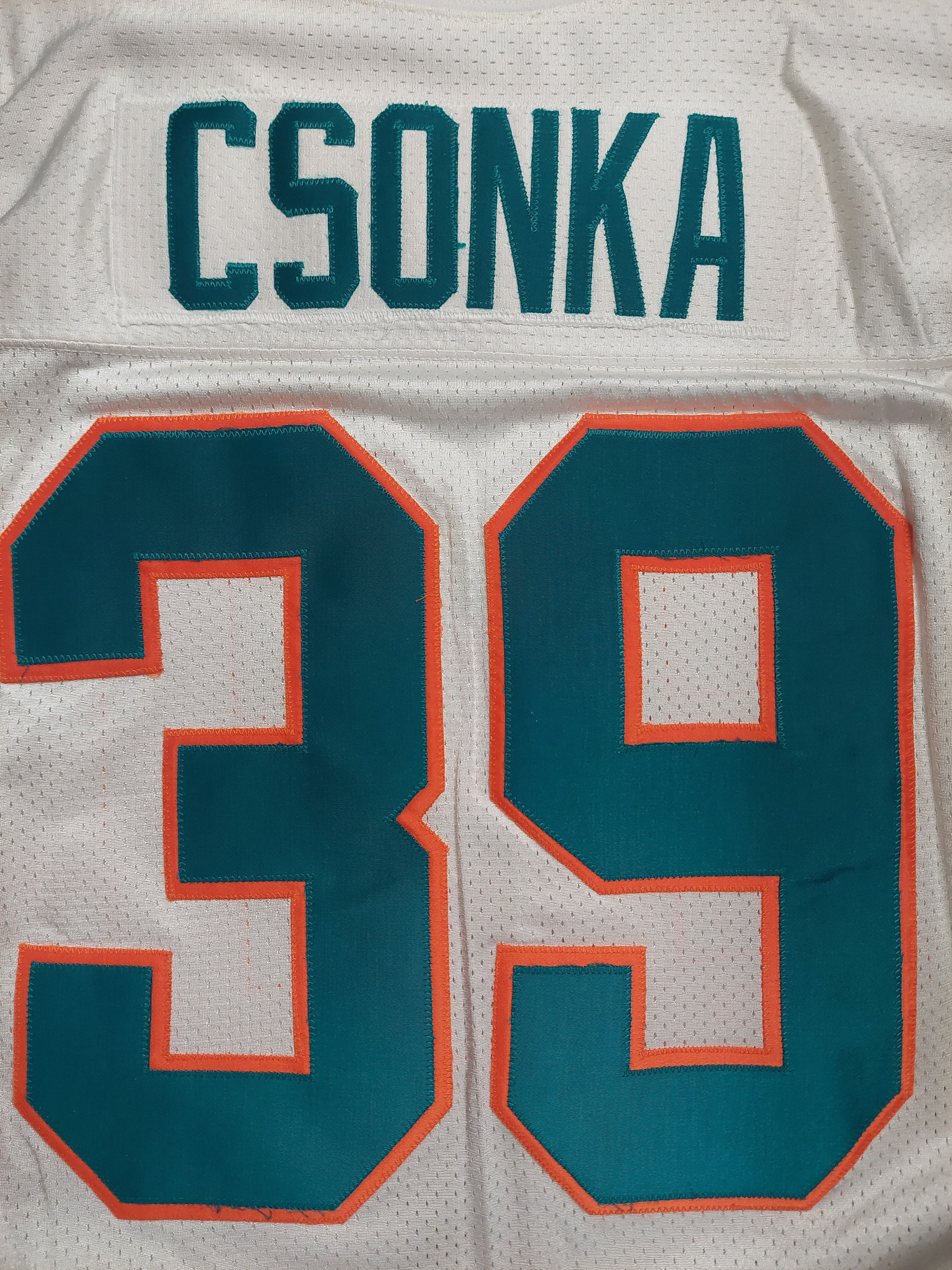 Wilson Authentic Miami Dolphins Larry Csonka Wilson NFL Jersey Size US XL / EU 56 / 4 - 8 Thumbnail