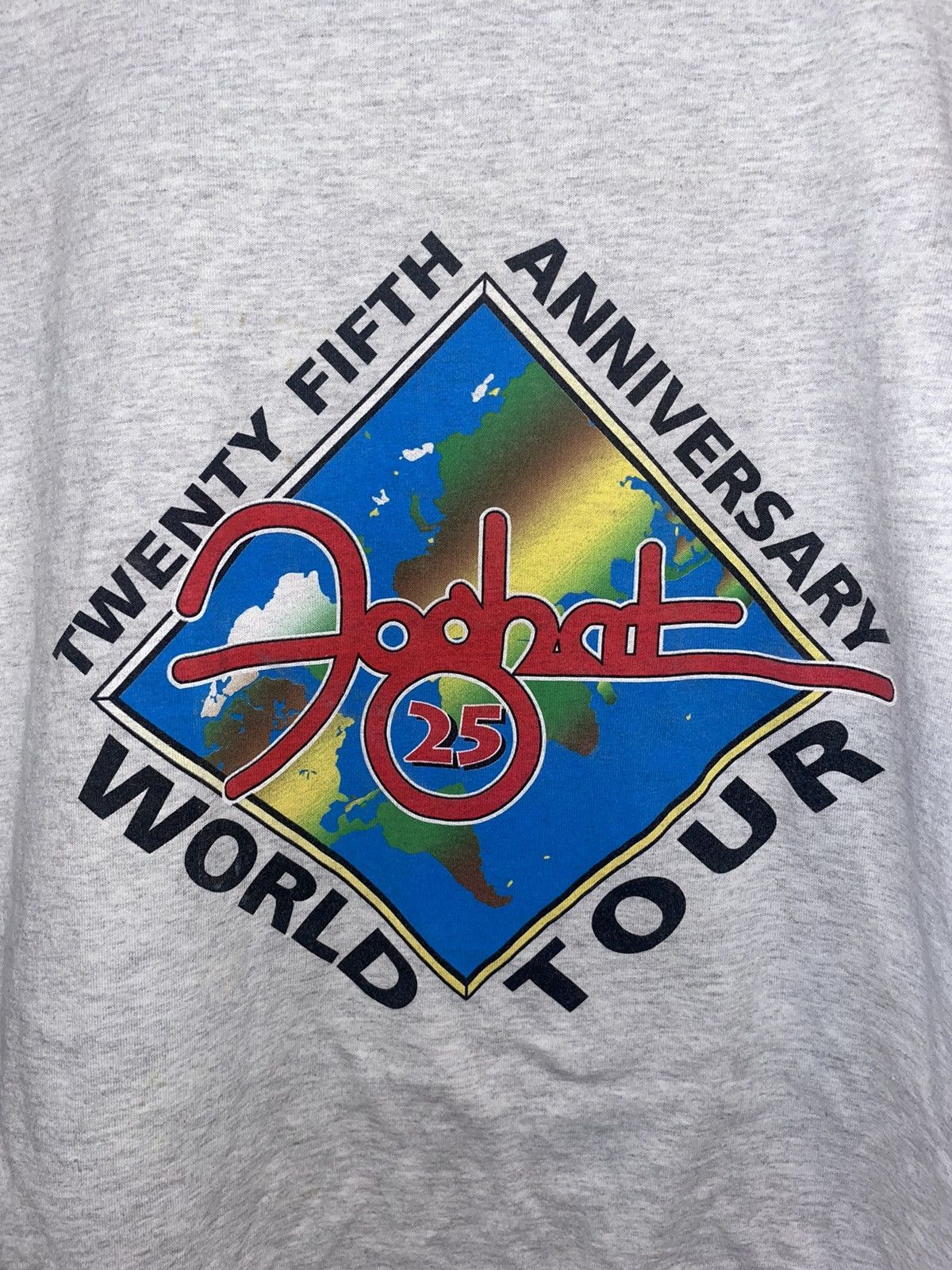 Vintage Foghat 25th anniversary world tour 90s vintage Size US L / EU 52-54 / 3 - 2 Thumbnail