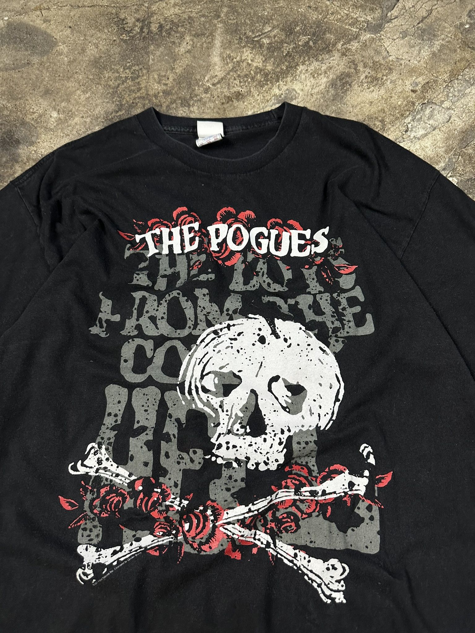 Band Tees 00s Vintage The Pogues Punk Rock Band T-shirt Size US XL / EU 56 / 4 - 2 Thumbnail