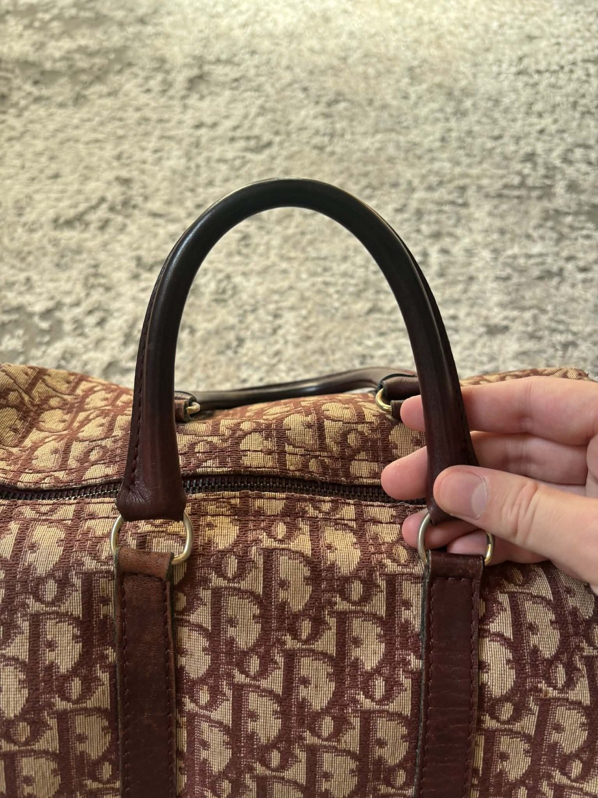 Dior Dior red cherry monogram vintage boston bag 30 Size ONE SIZE - 10 Thumbnail