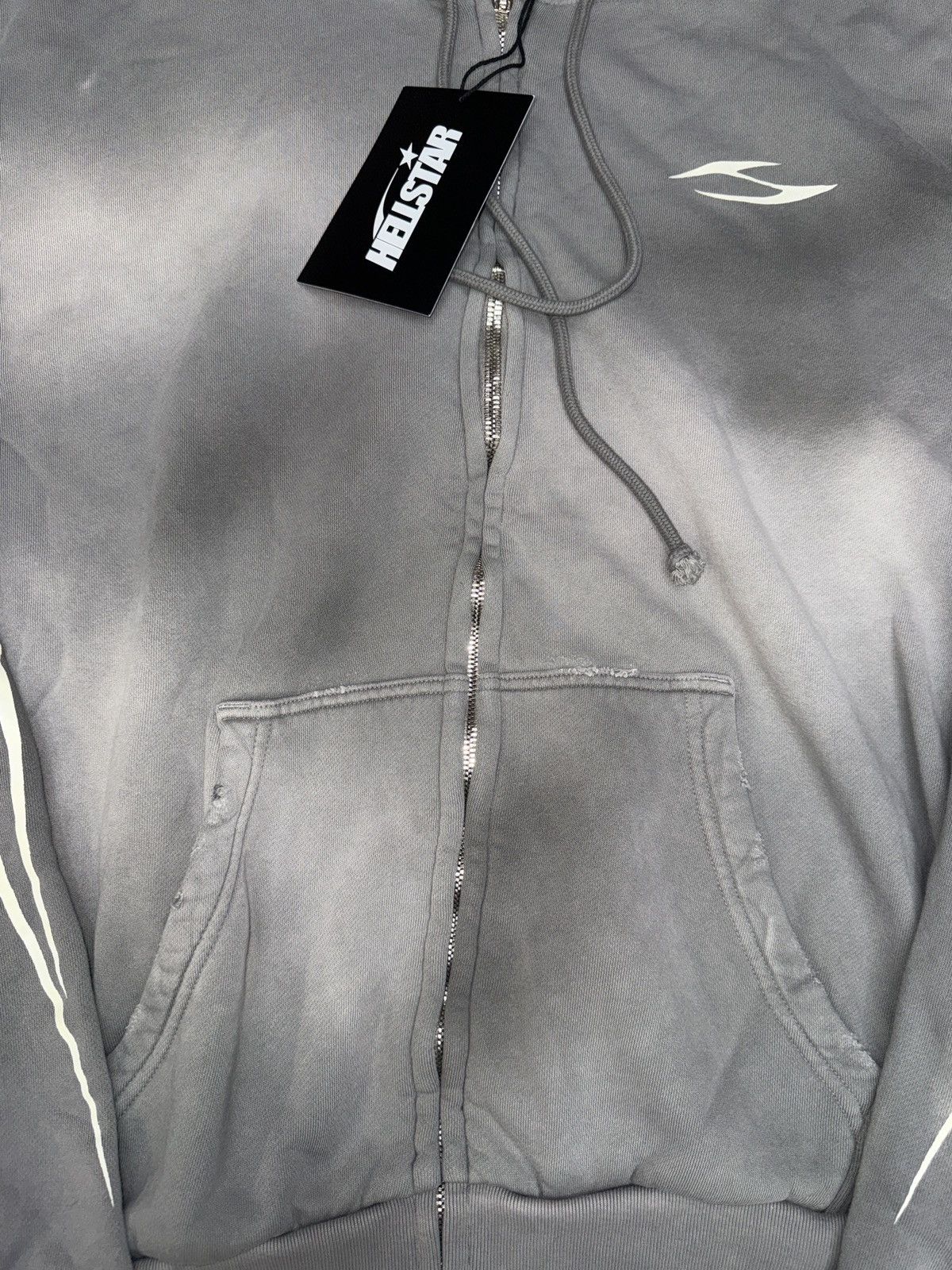 HELLSTAR Hellstar HStar Zip Up Hoodie Size US XL / EU 56 / 4 - 2 Thumbnail
