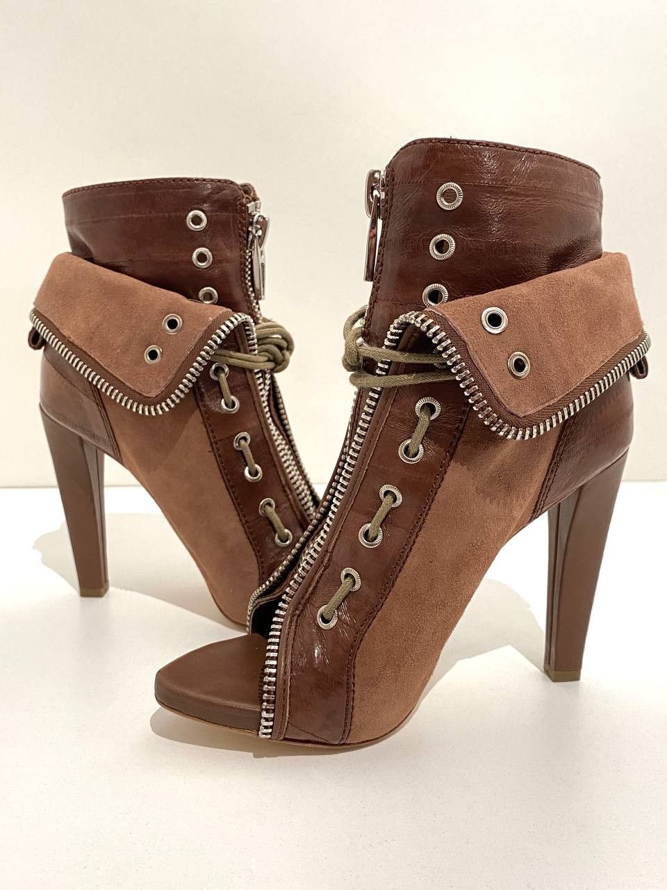 Alexander Wang Alexander Wang Freja Leather Runway Biker Boots Vintage Y2K Size US 5 / IT 35 - 5 Thumbnail