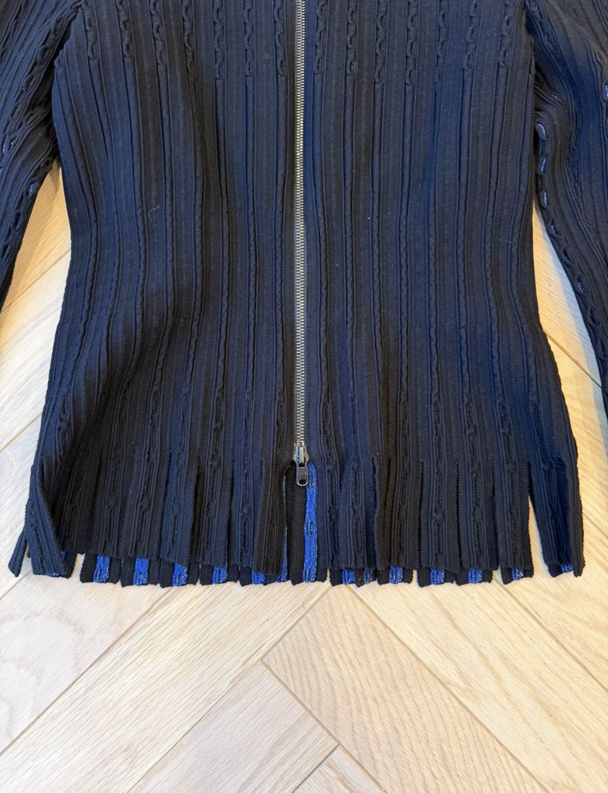 Alaia ALAÏA BLACK & BLUE ZIP UP Size M / US 6-8 / IT 42-44 - 2 Thumbnail