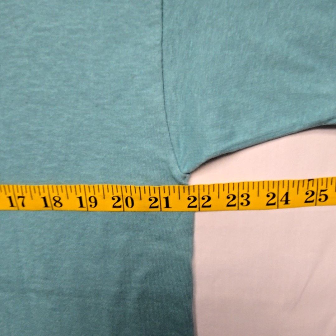 Vintage Vintage Montana Turquoise Tee Flower Blue Boat Neck L Shirt Size L / US 10 / IT 46 - 8 Thumbnail