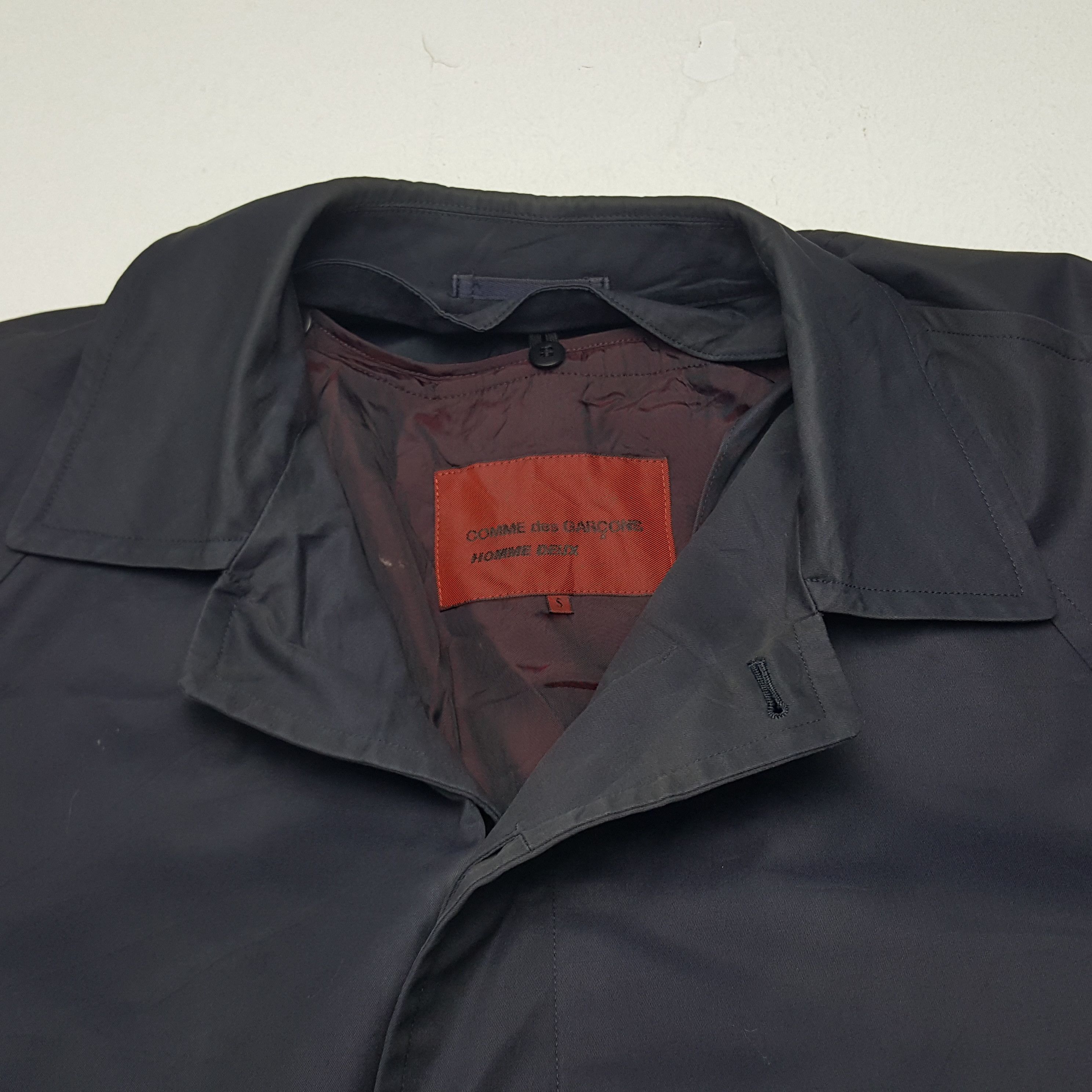 Comme des Garcons × Japanese Brand × Vintage Vintage Comme des Garcons Homme Deux Trench Jacket Size US L / EU 52-54 / 3 - 4 Thumbnail
