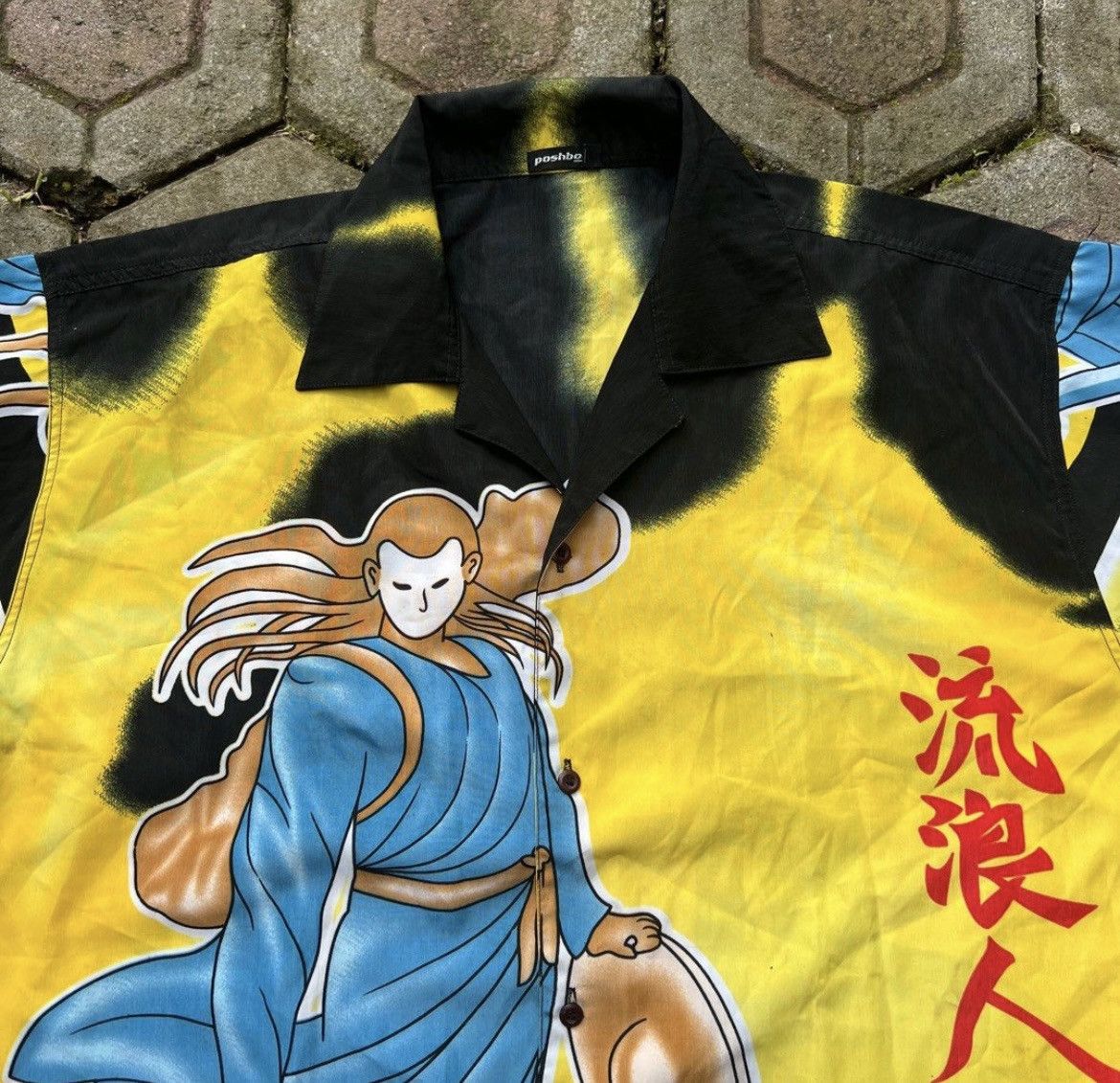 Anime × Vintage Vintage Y2K Superhero AOP collar shirt Size US XL / EU 56 / 4 - 3 Thumbnail