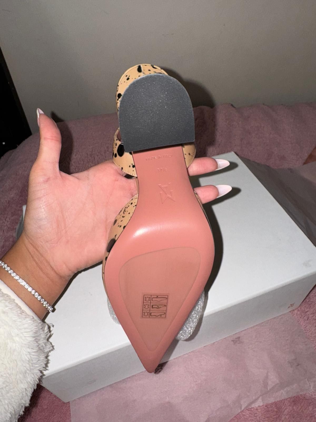 Amina Muaddi Rosie Sling Size US 7.5 / IT 37.5 - 10 Thumbnail