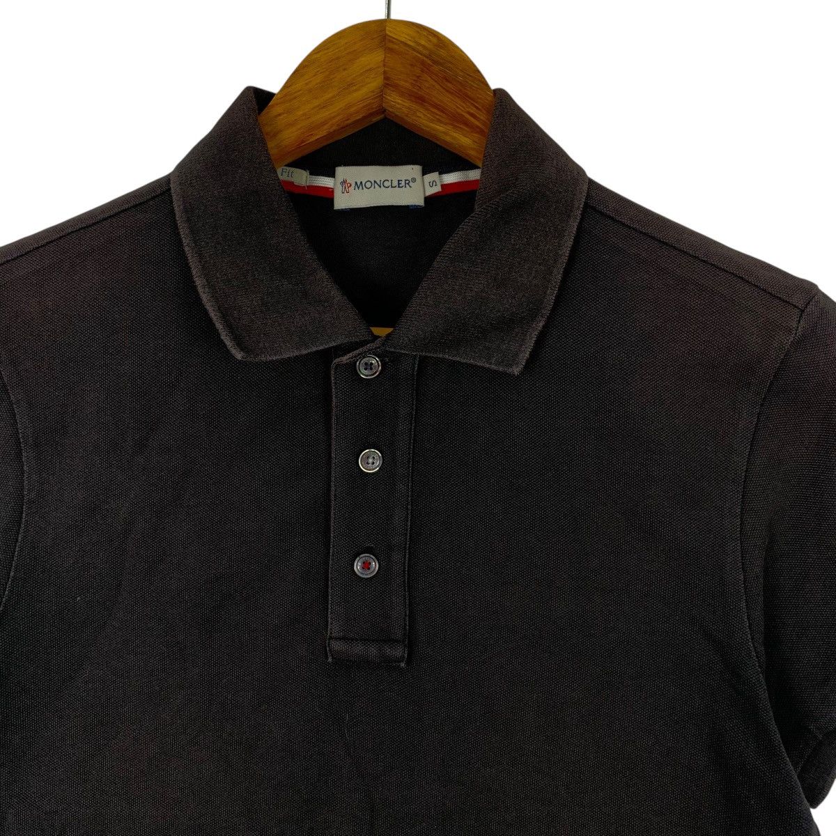 Moncler MONCLER JAPAN COLLECTION Maxi Gold Logo Polo Tee Shirt Top Size S / US 4 / IT 40 - 3 Thumbnail