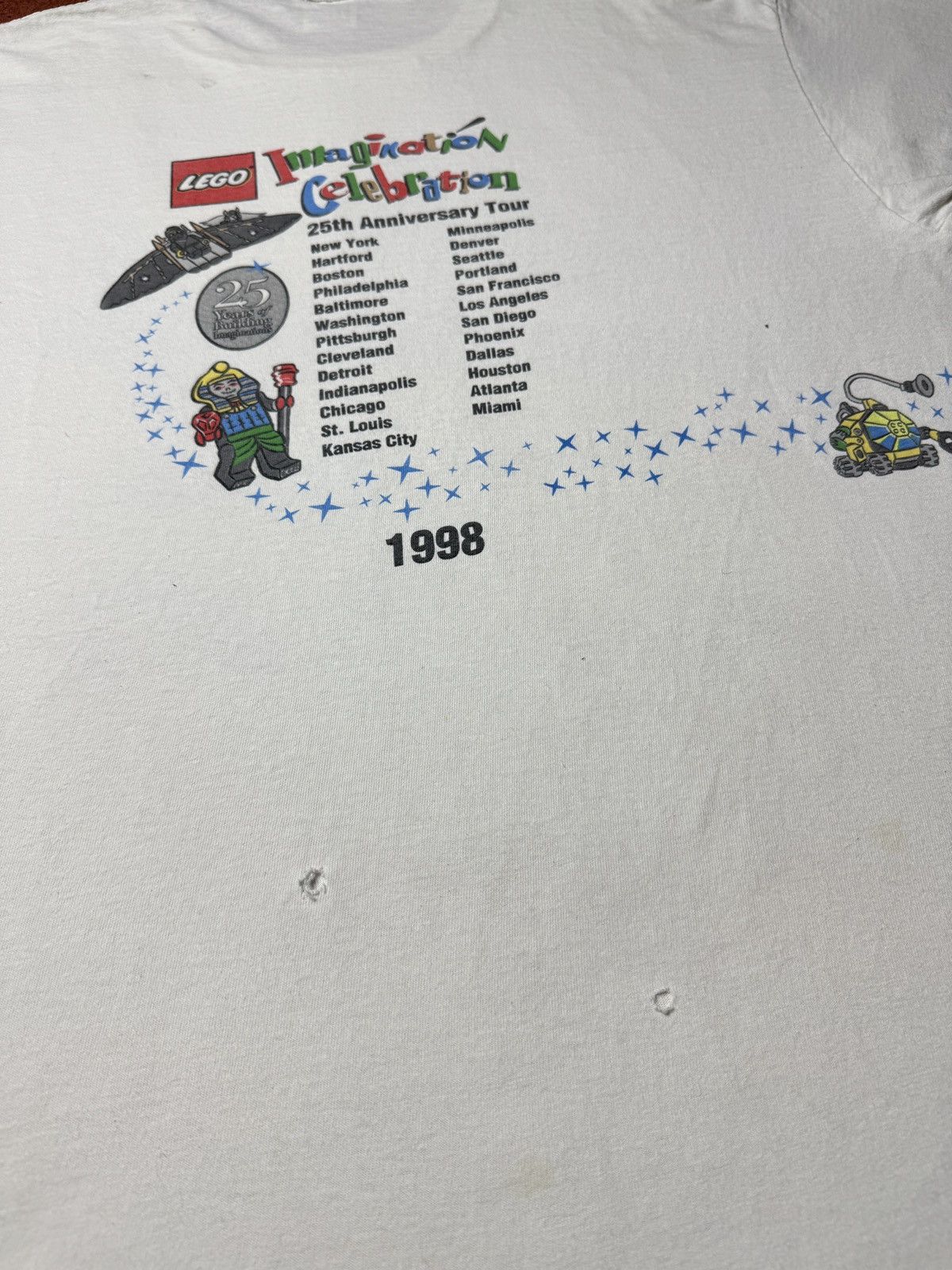 LEGO × Vintage Vintage 1998 Lego Imagination Celebration Tour Tee Shirt Size US XL / EU 56 / 4 - 12 Thumbnail