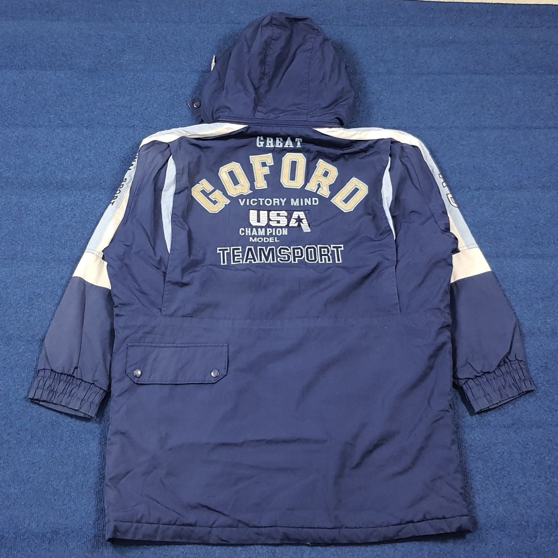 Vintage Vtg 90s GQford Club Team Sport Parka Jacket NYC C284N4 Size US L / EU 52-54 / 3 - 1 Thumbnail