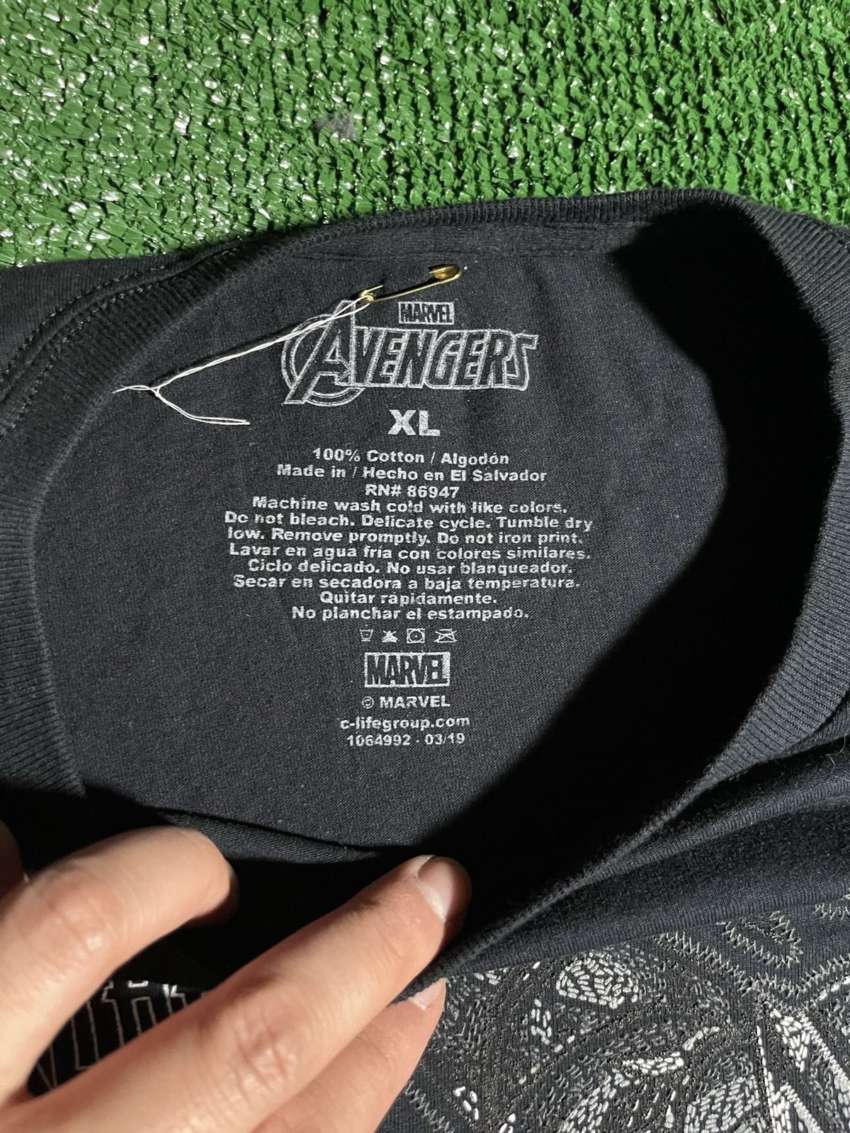 Marvel Comics Black Panther Stitched T-shirt Size US XL / EU 56 / 4 - 4 Thumbnail