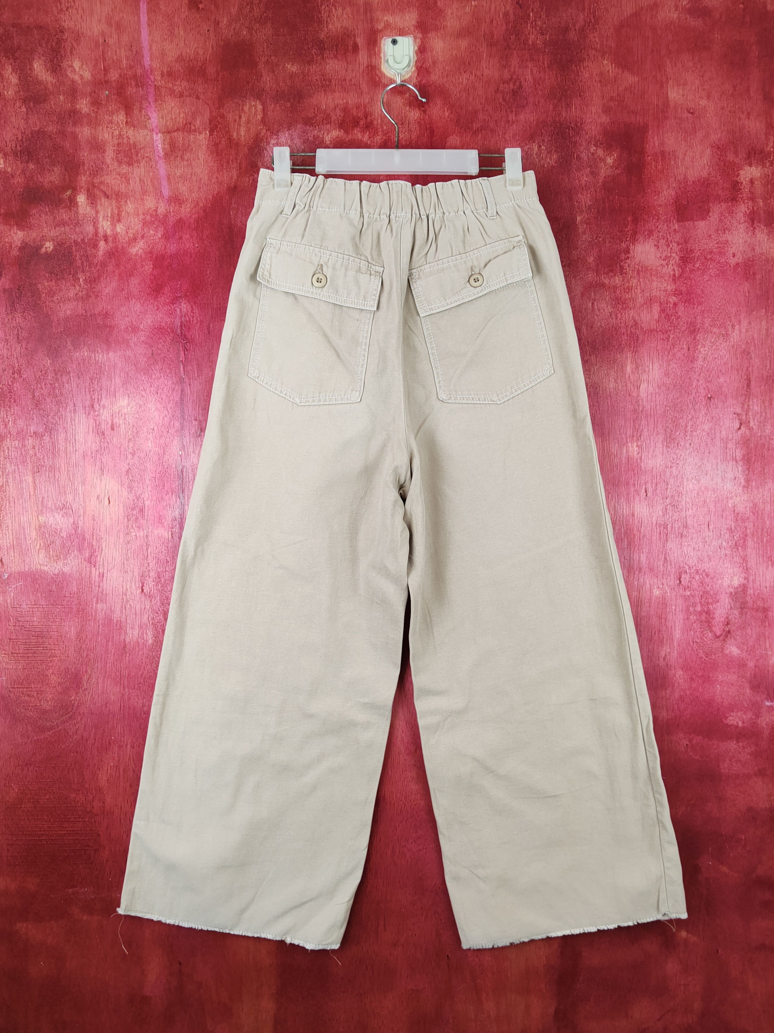 Ciaopanic × Japanese Brand Ciaopanic Typy Beige palazo Casual Pants #S1438 Size 26" / US 2 / IT 38 - 7 Thumbnail