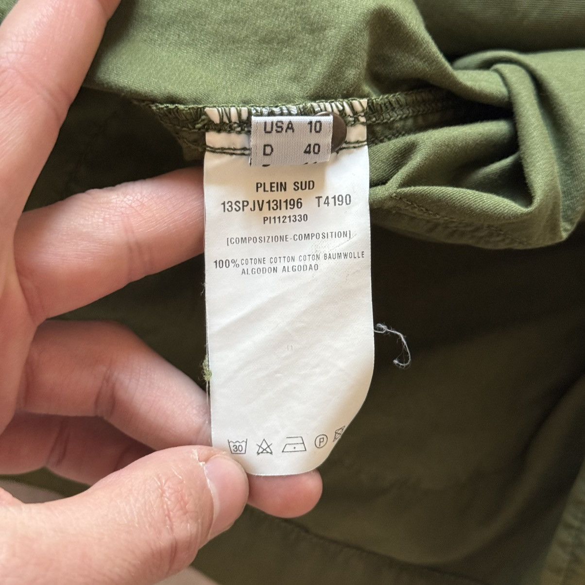 plein sud Plein Sud Jeans Military Multi-pocket Archive Vintage Jacket Size L / US 10 / IT 46 - 9 Thumbnail