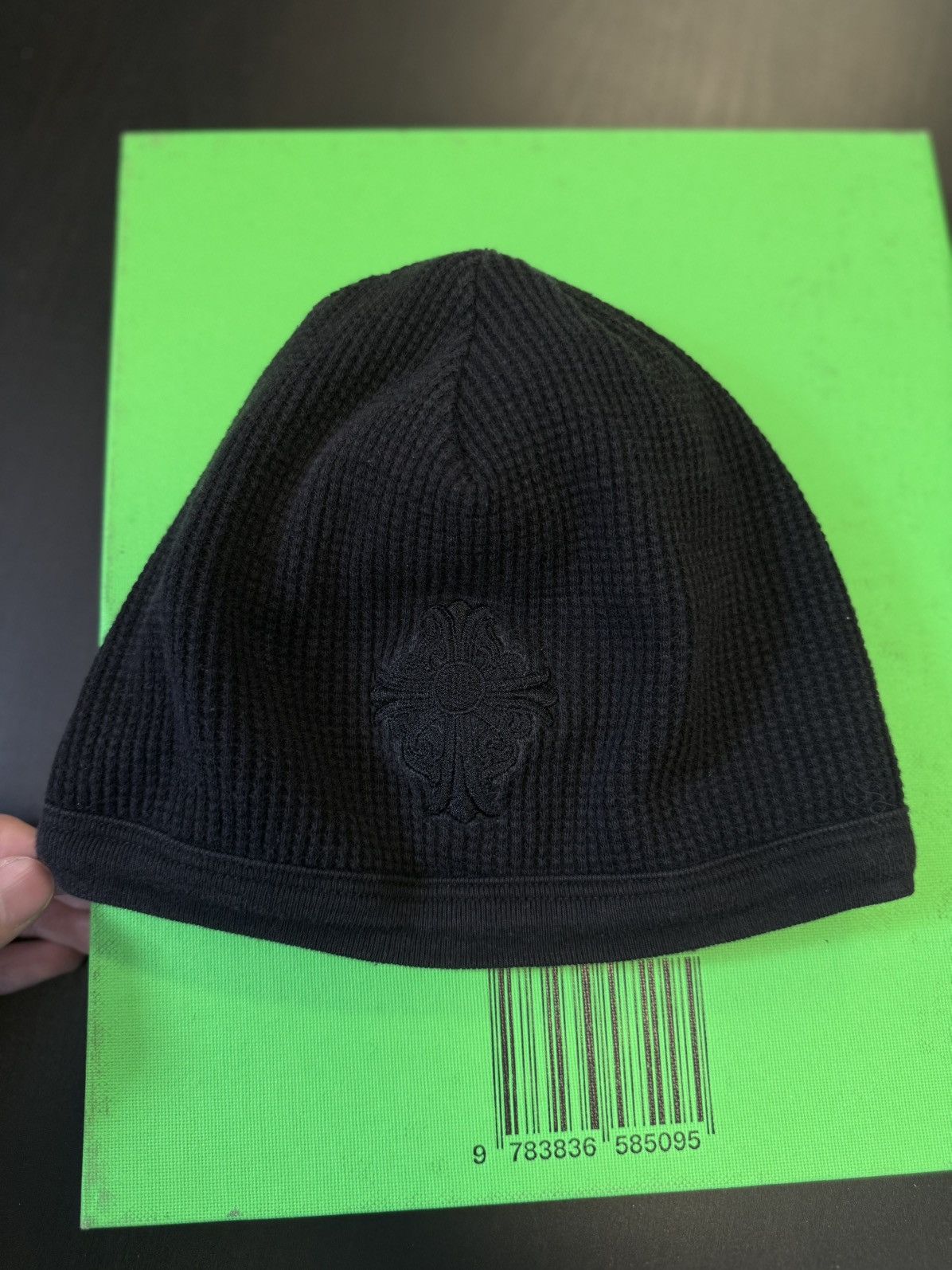 Chrome Hearts Chrome Hearts Black Thermal Beanie Hat RARE Exlusive 🧼 Size ONE SIZE - 4 Thumbnail